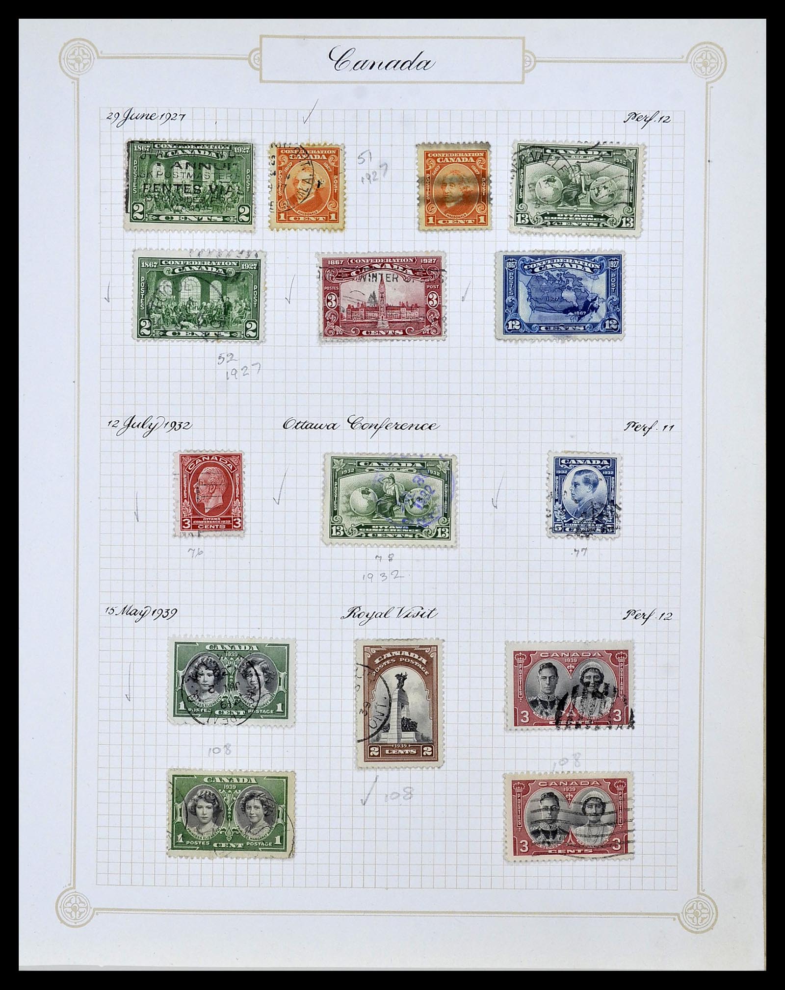 34388 018 - Postzegelverzameling 34388 Canada 1859-1980.
