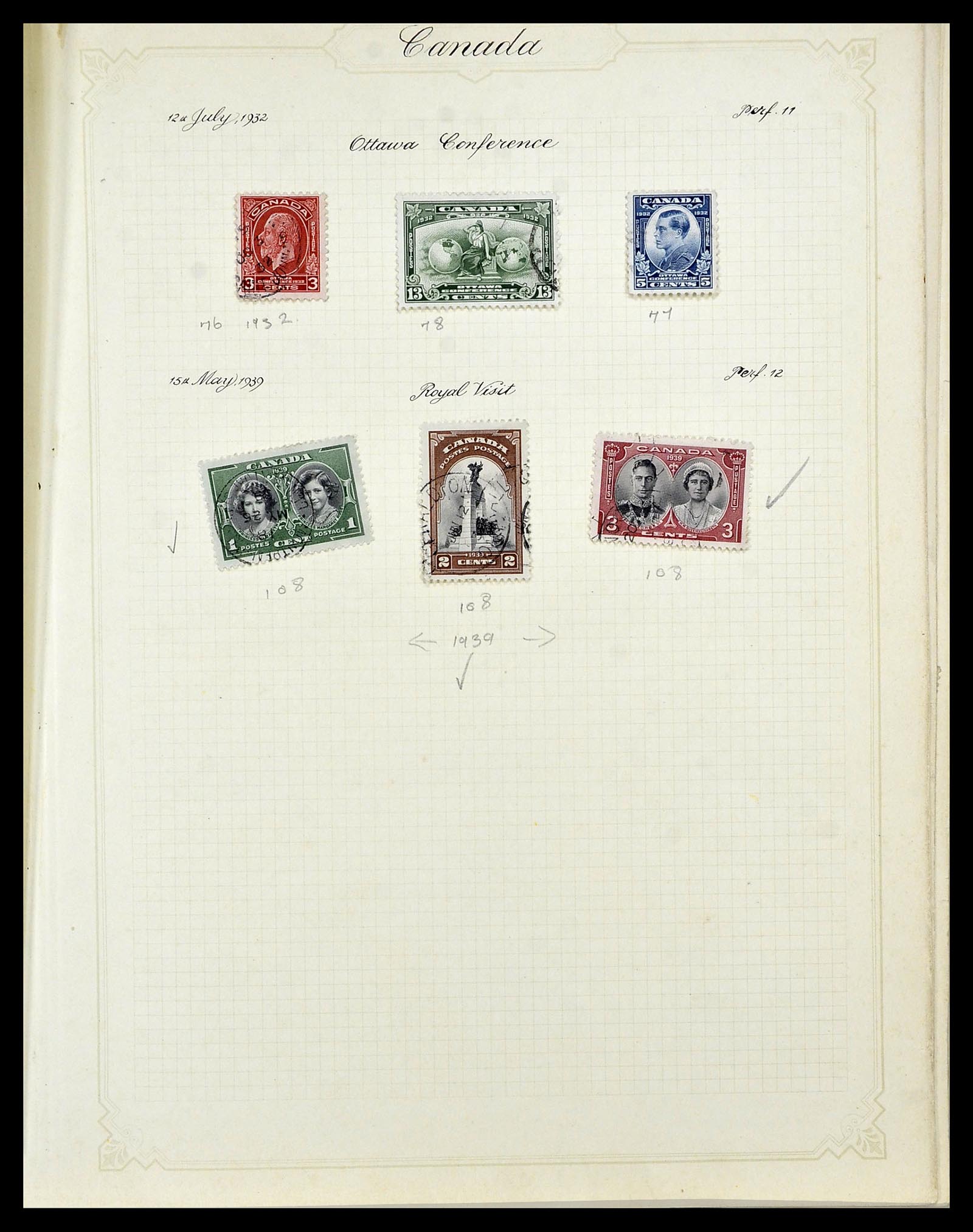 34388 022 - Postzegelverzameling 34388 Canada 1859-1980.
