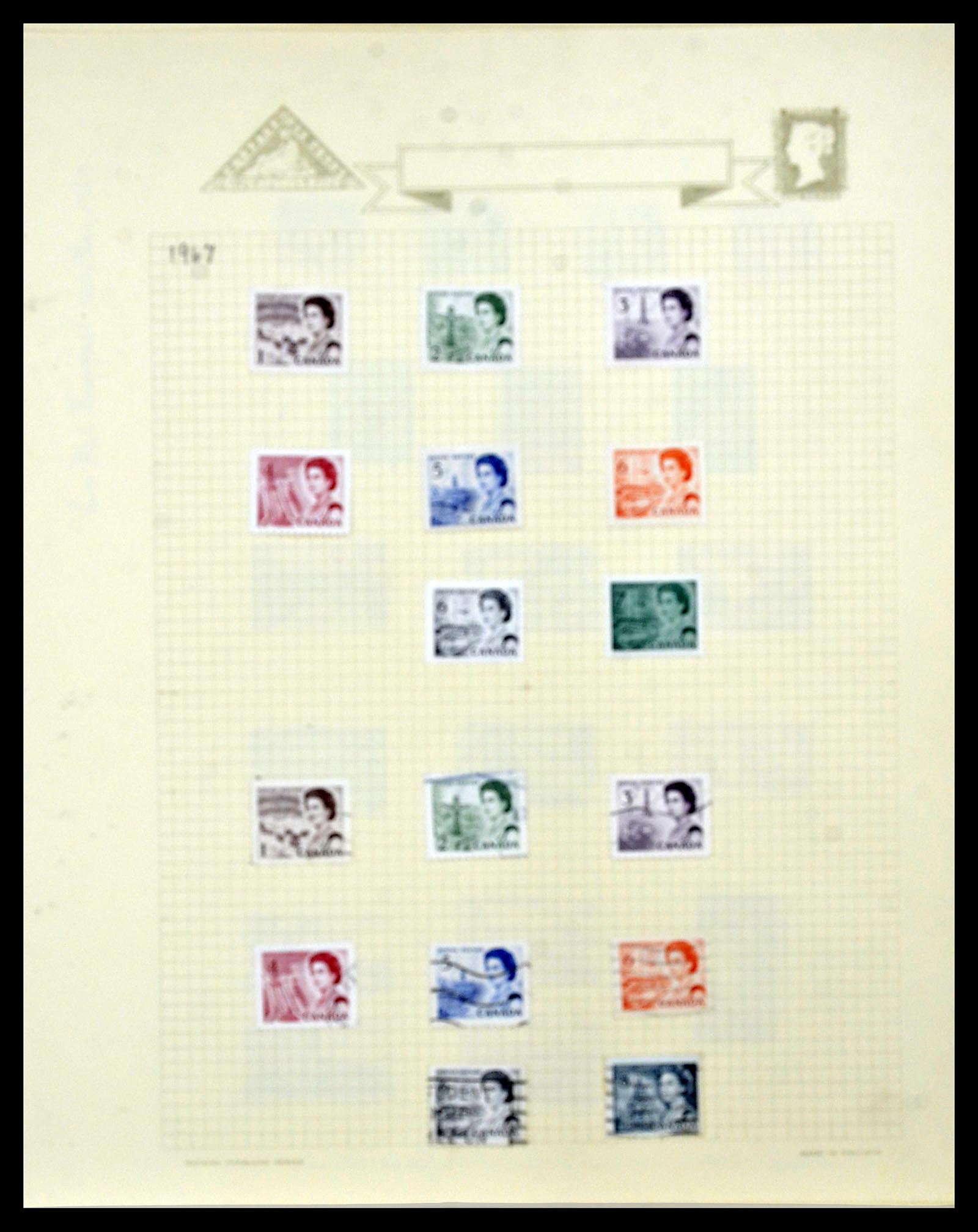 34388 045 - Postzegelverzameling 34388 Canada 1859-1980.