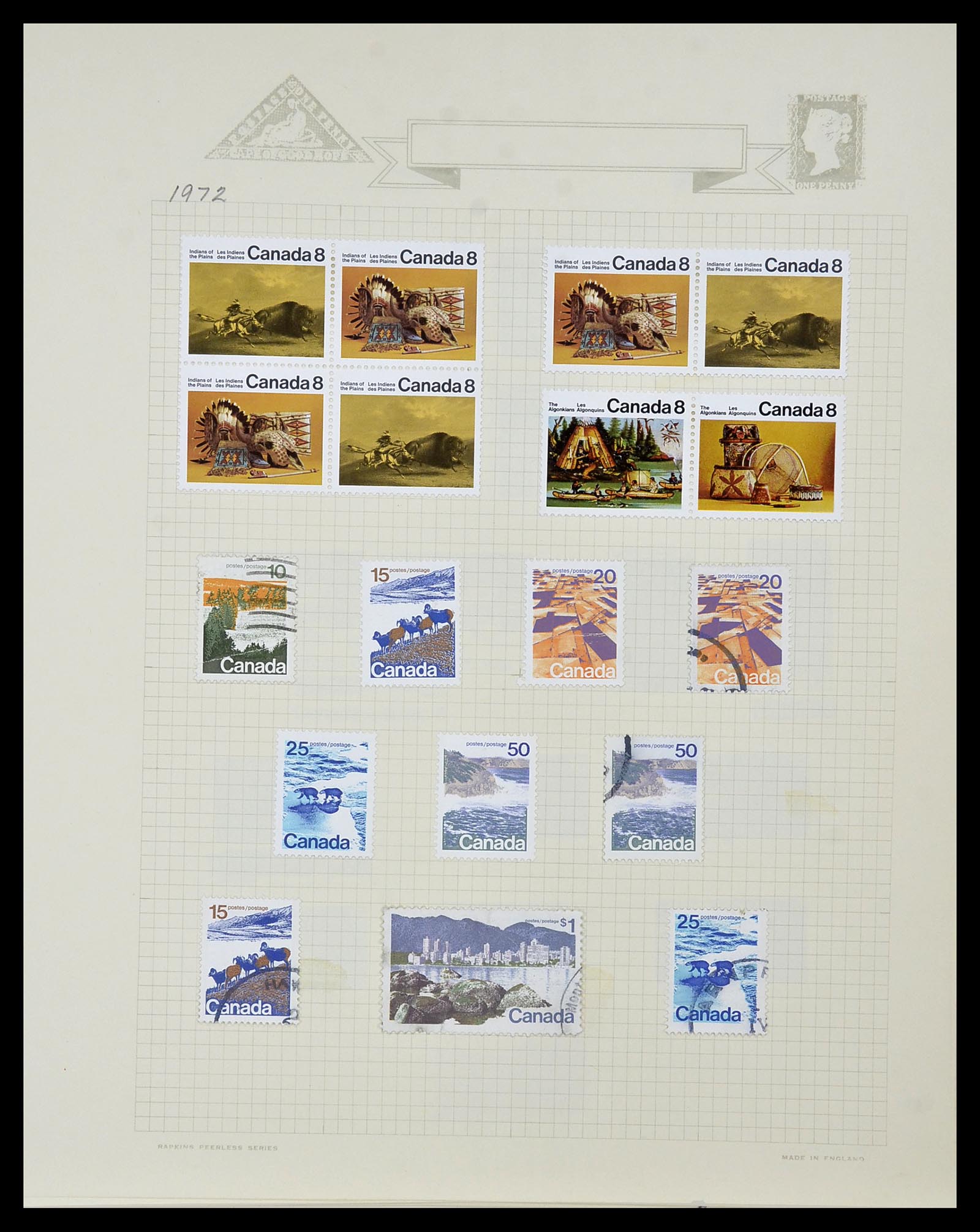 34388 061 - Stamp collection 34388 Canada 1859-1980.