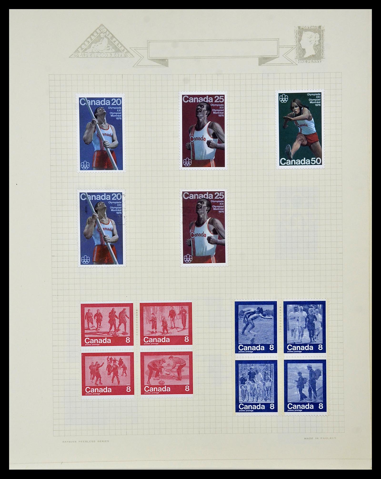 34388 070 - Stamp collection 34388 Canada 1859-1980.