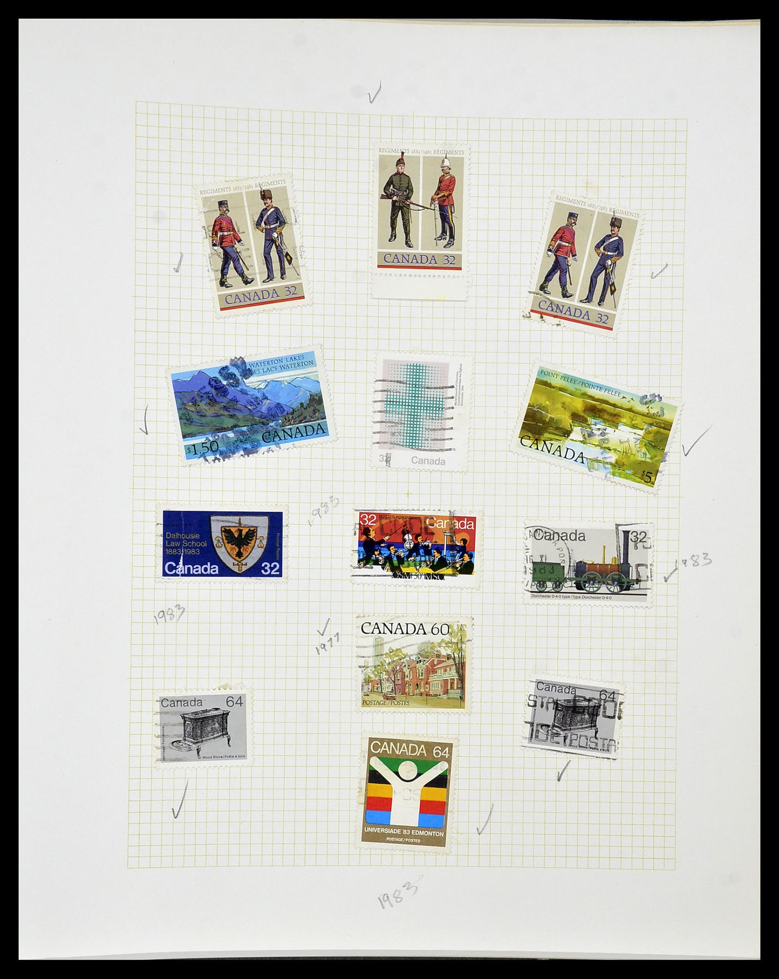 34388 103 - Postzegelverzameling 34388 Canada 1859-1980.