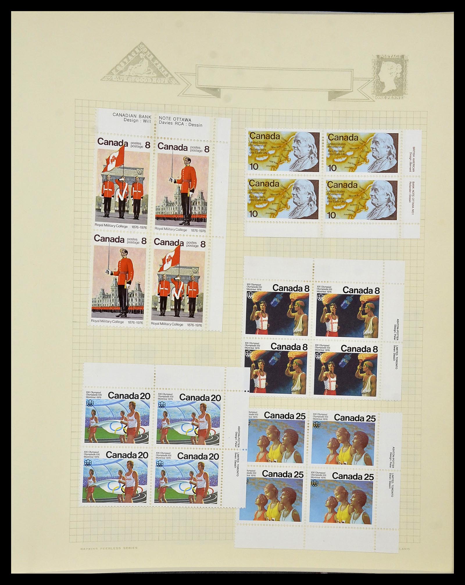 34388 105 - Postzegelverzameling 34388 Canada 1859-1980.