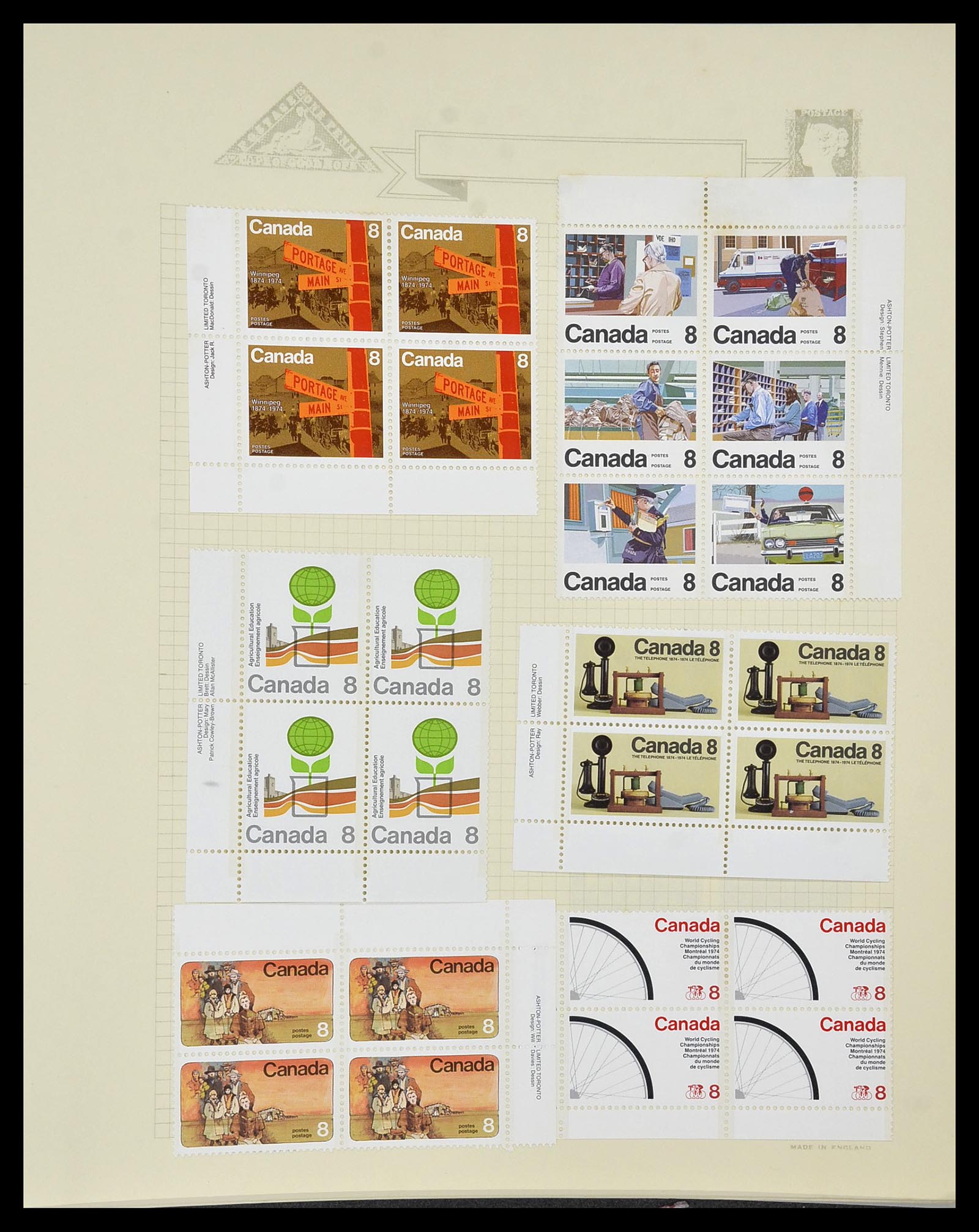 34388 106 - Postzegelverzameling 34388 Canada 1859-1980.