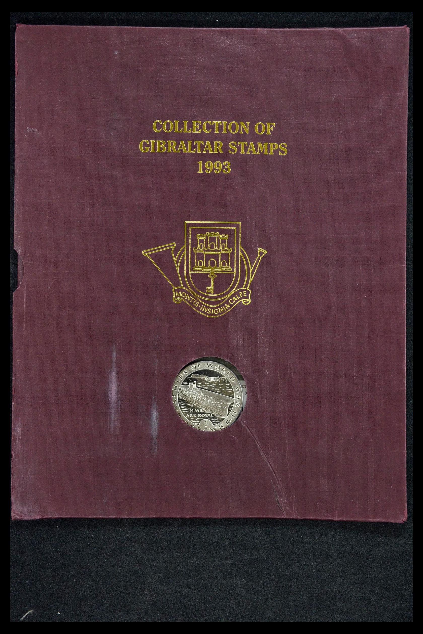 34389 003 - Postzegelverzameling 34389 Kanaaleilanden en Gibraltar jaarsets 1986-