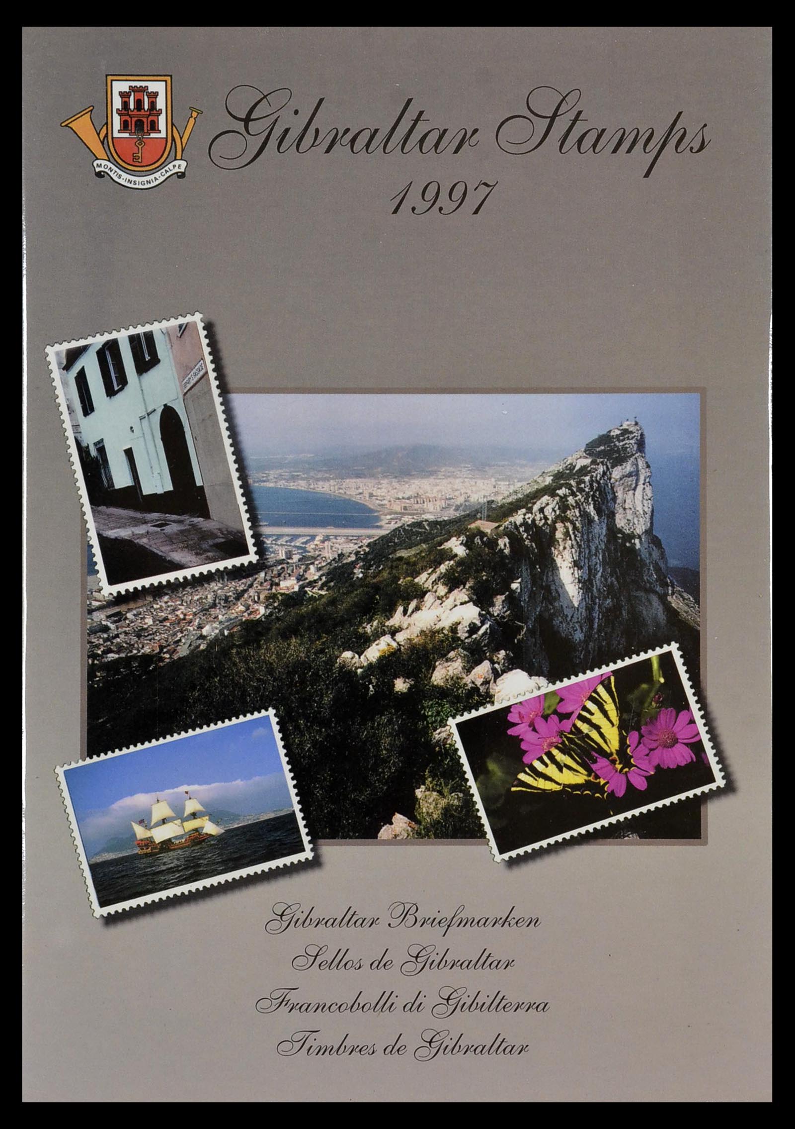 34389 006 - Postzegelverzameling 34389 Kanaaleilanden en Gibraltar jaarsets 1986-