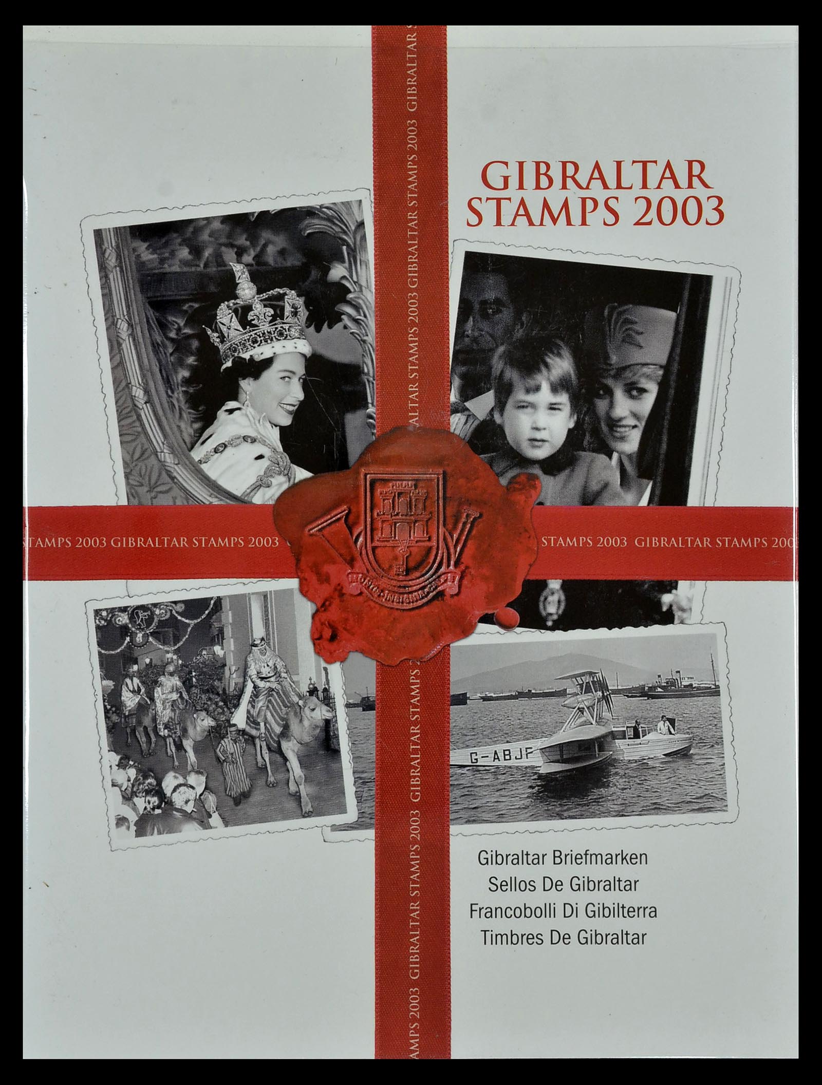 34389 012 - Postzegelverzameling 34389 Kanaaleilanden en Gibraltar jaarsets 1986-