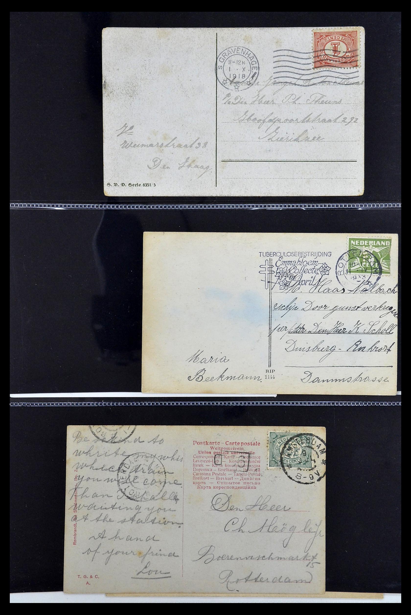 34390 602 - Postzegelverzameling 34390 Nederland firmaperforaties 1872-1965.