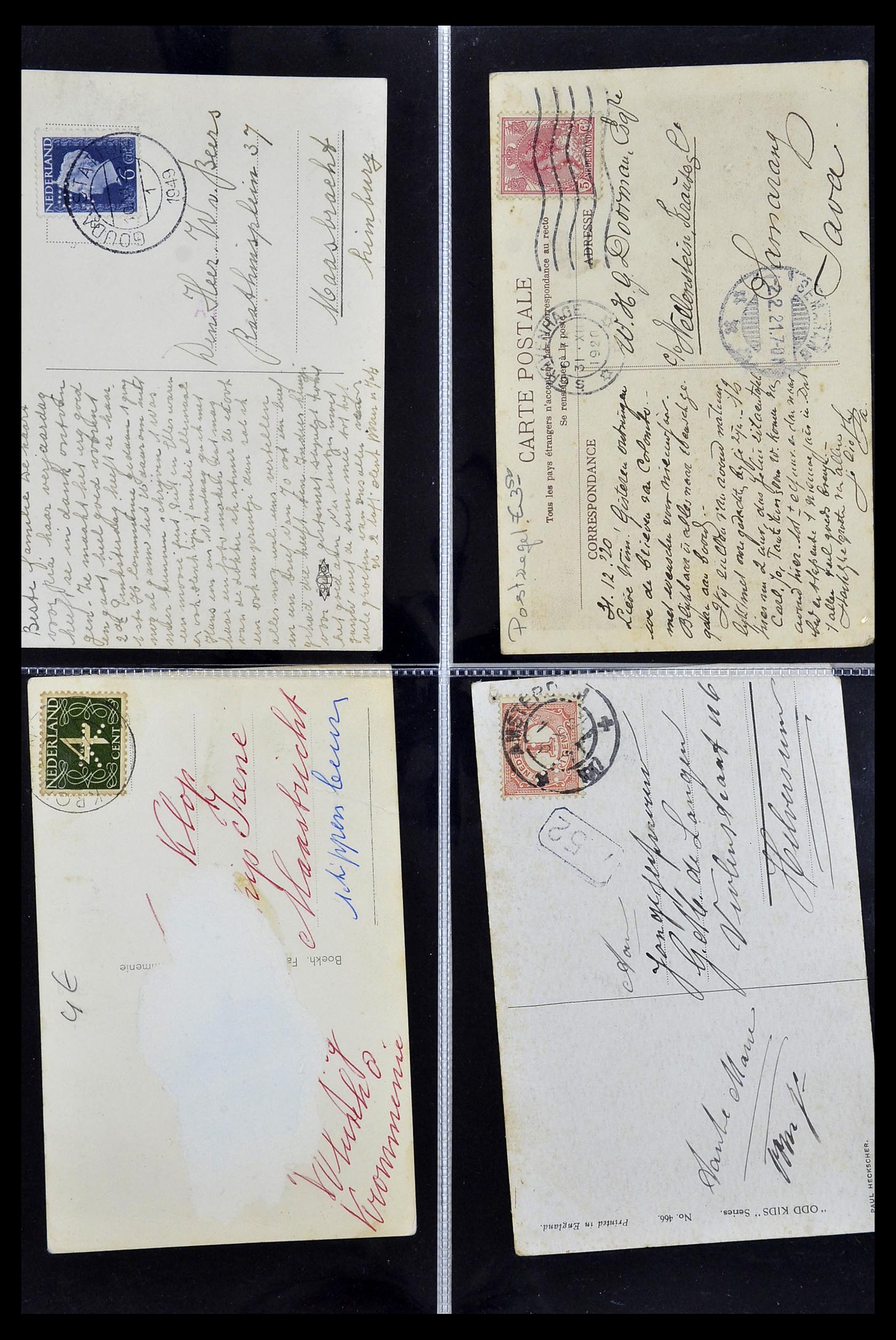 34390 608 - Postzegelverzameling 34390 Nederland firmaperforaties 1872-1965.