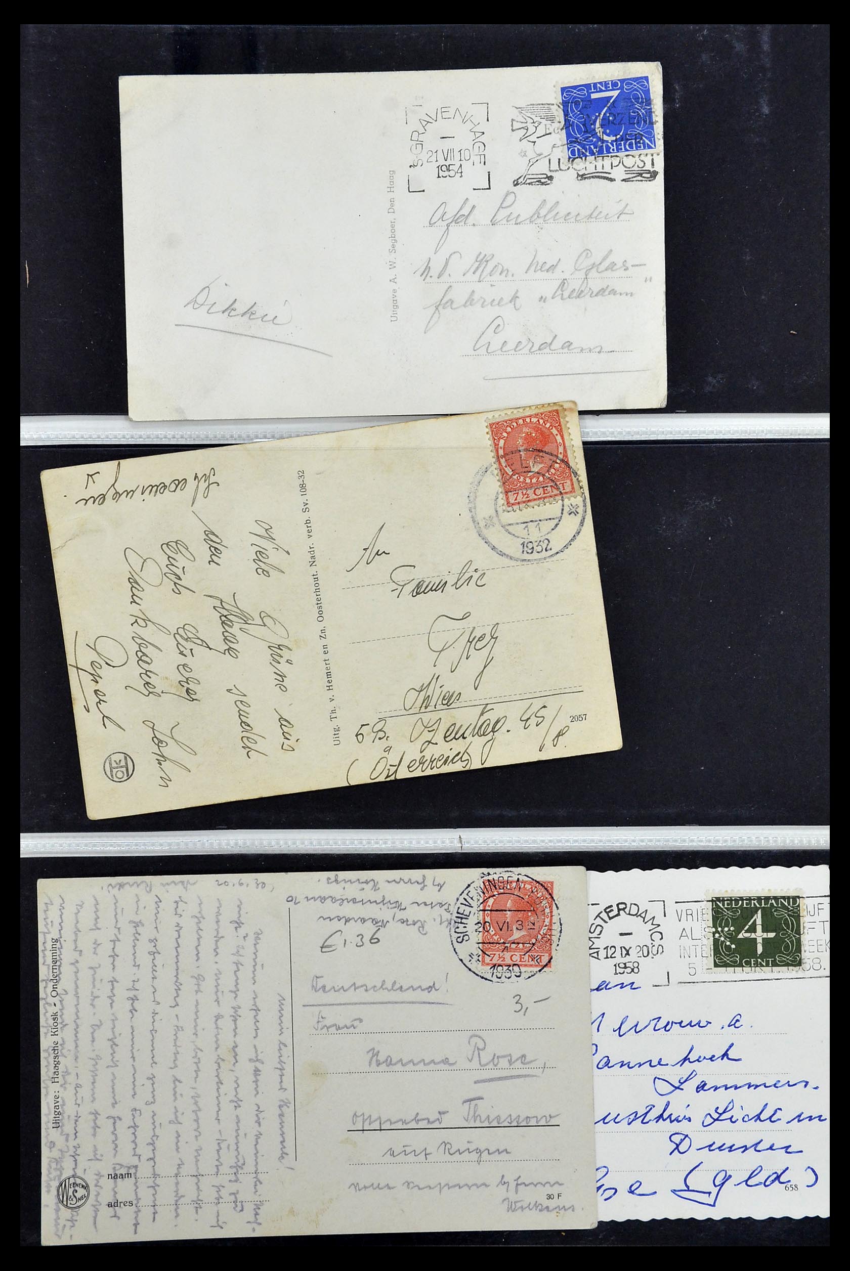 34390 625 - Postzegelverzameling 34390 Nederland firmaperforaties 1872-1965.