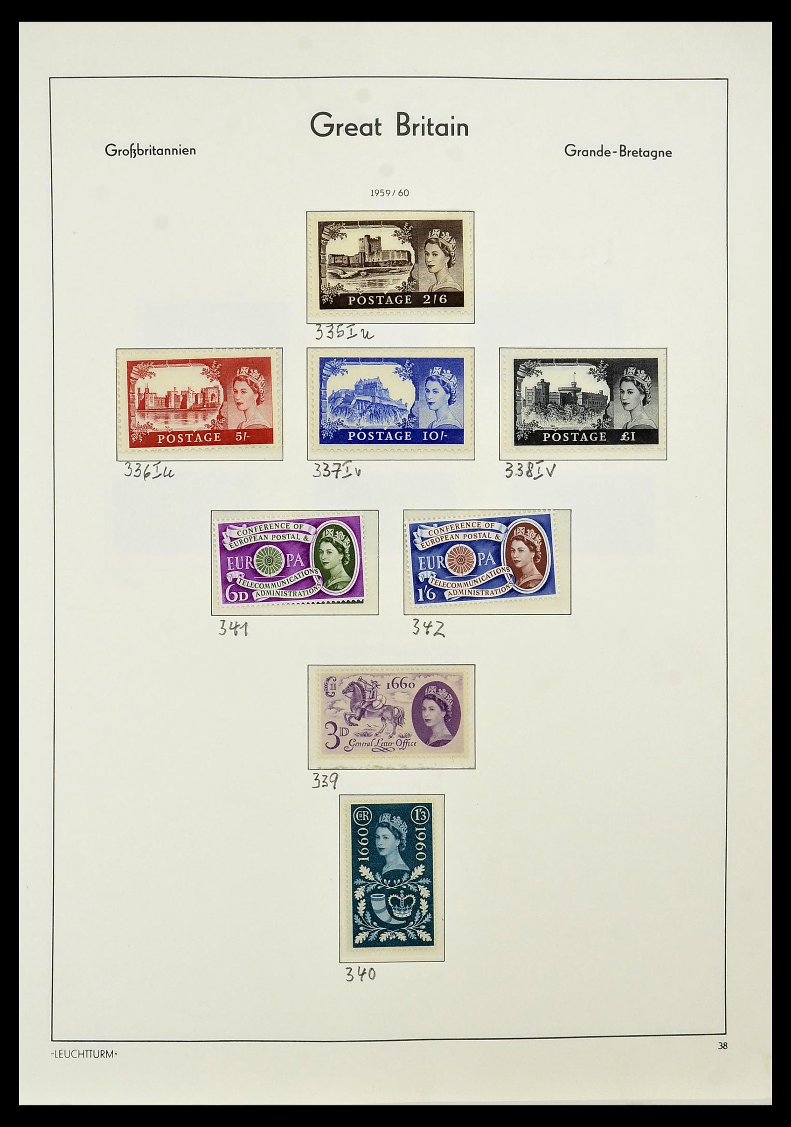 34391 002 - Postzegelverzameling 34391 Engeland 1957-1985.