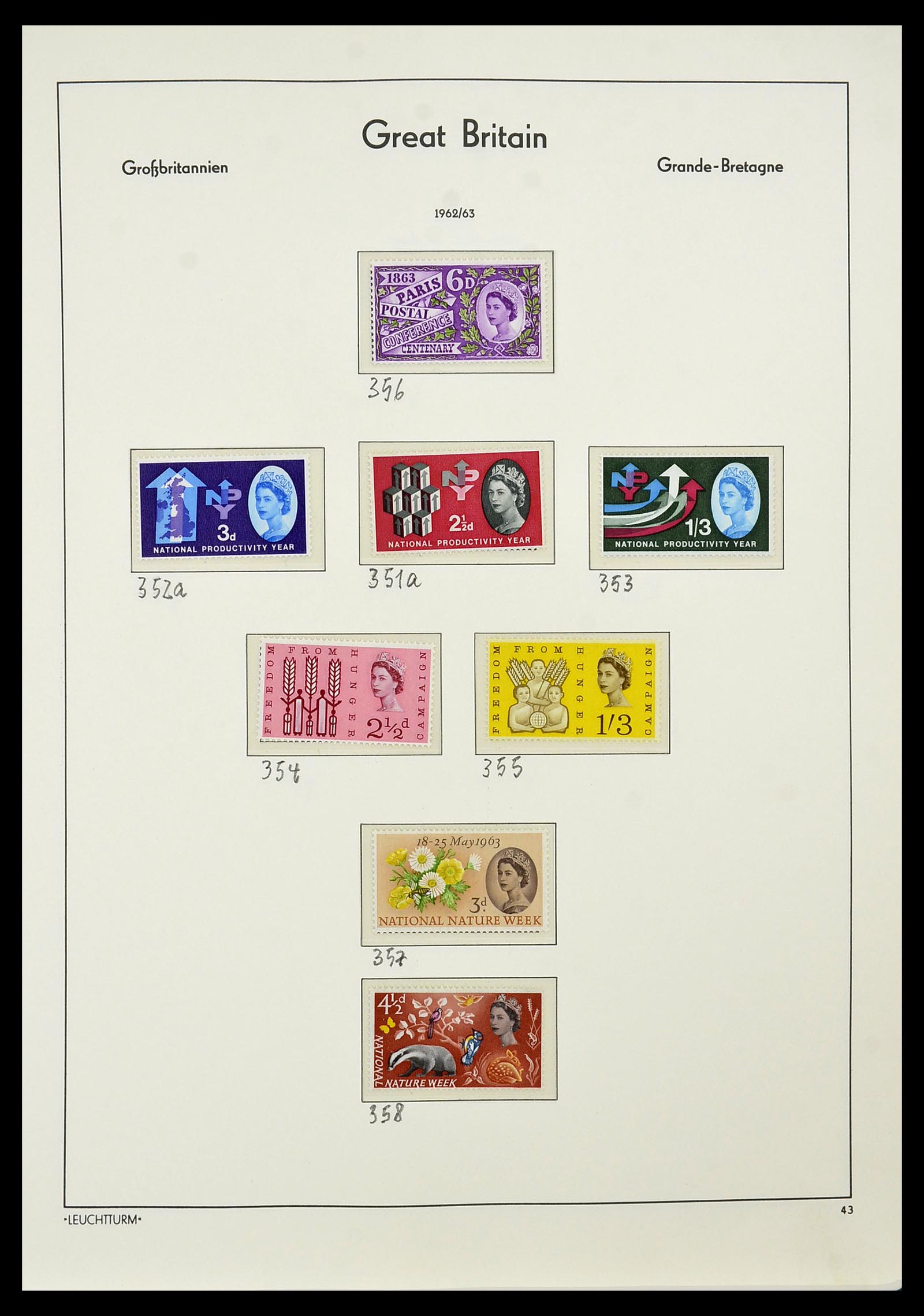 34391 004 - Stamp collection 34391 Great Britain 1957-1985.