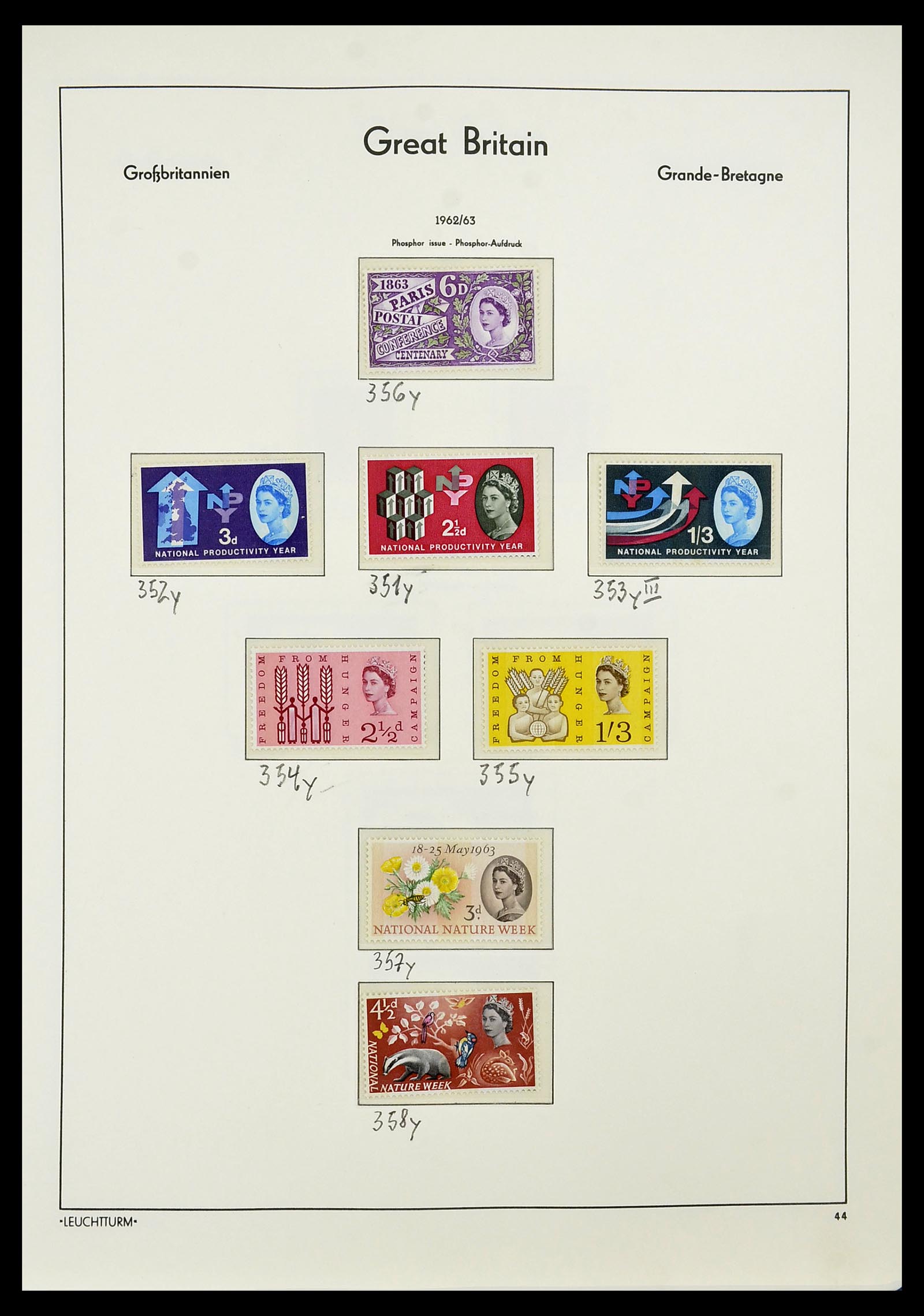 34391 005 - Postzegelverzameling 34391 Engeland 1957-1985.