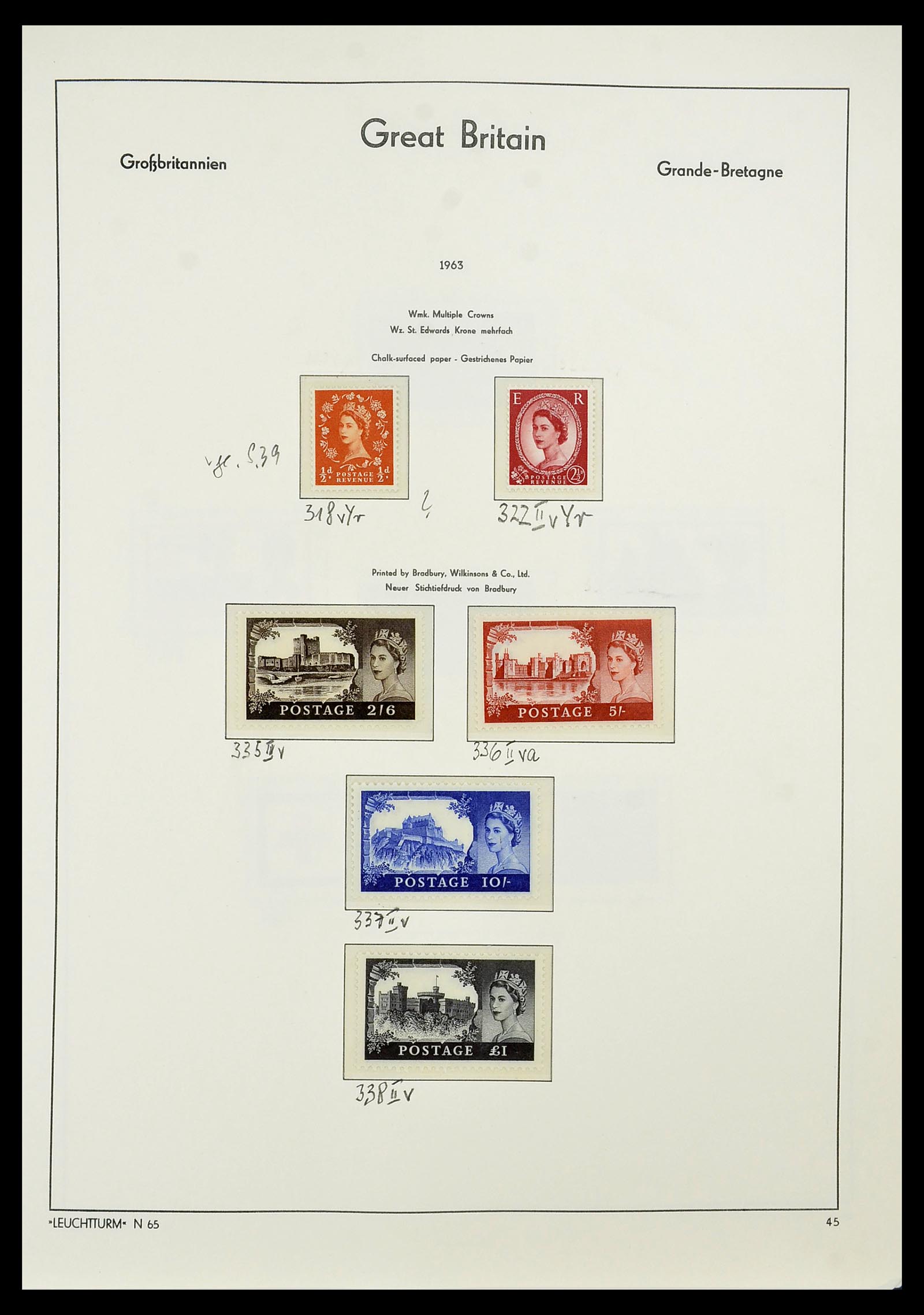 34391 006 - Postzegelverzameling 34391 Engeland 1957-1985.