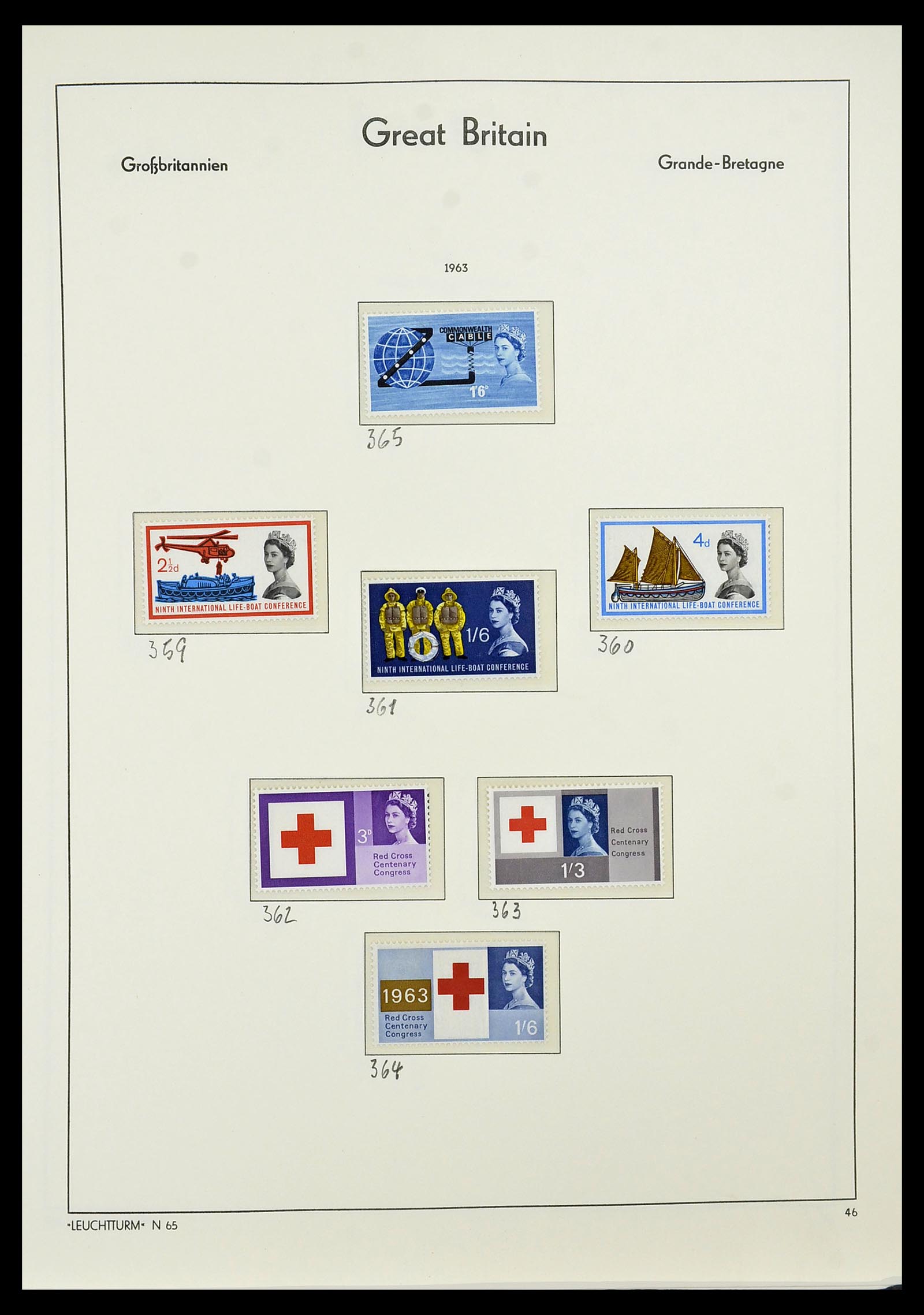 34391 007 - Postzegelverzameling 34391 Engeland 1957-1985.