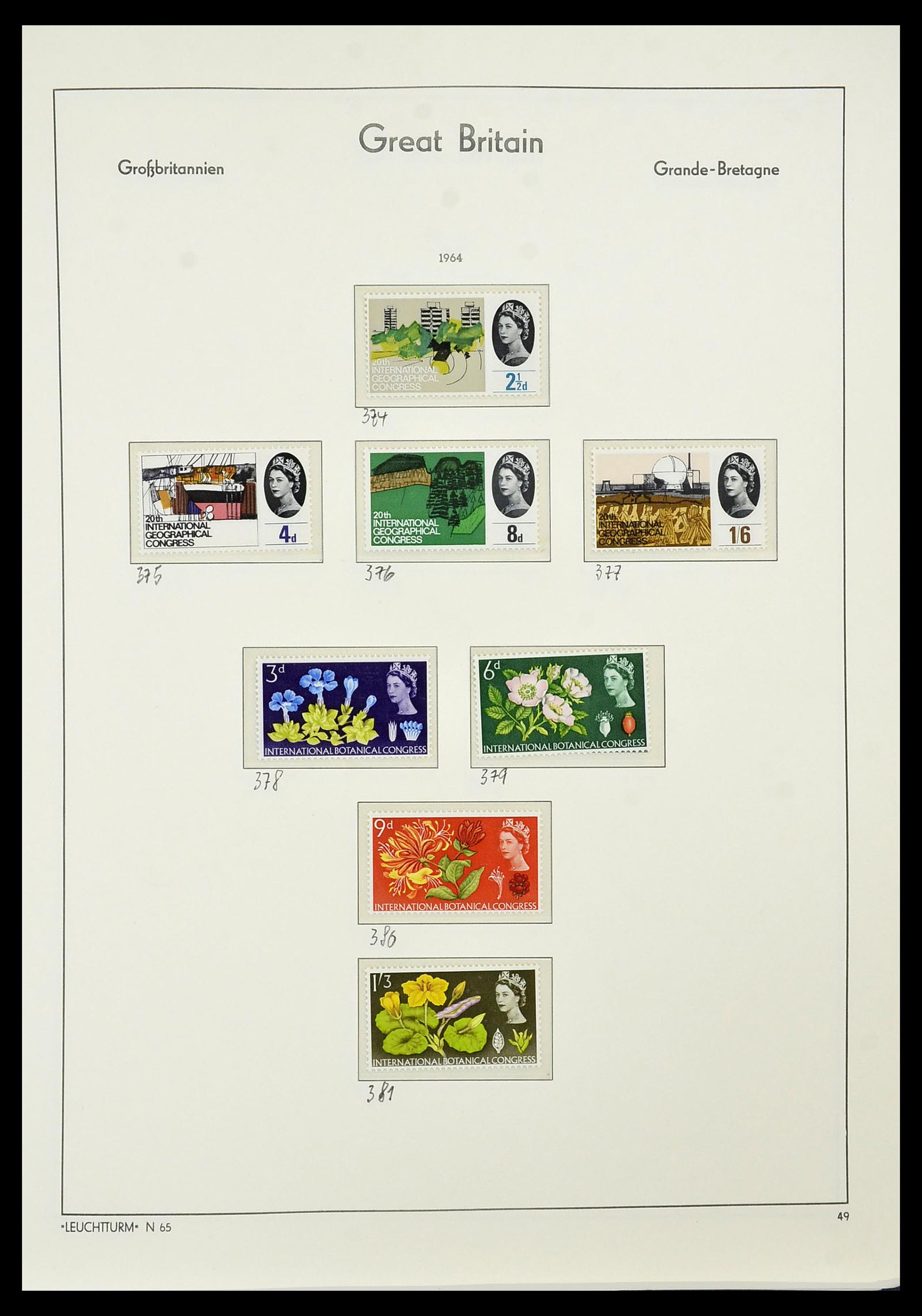 34391 010 - Postzegelverzameling 34391 Engeland 1957-1985.