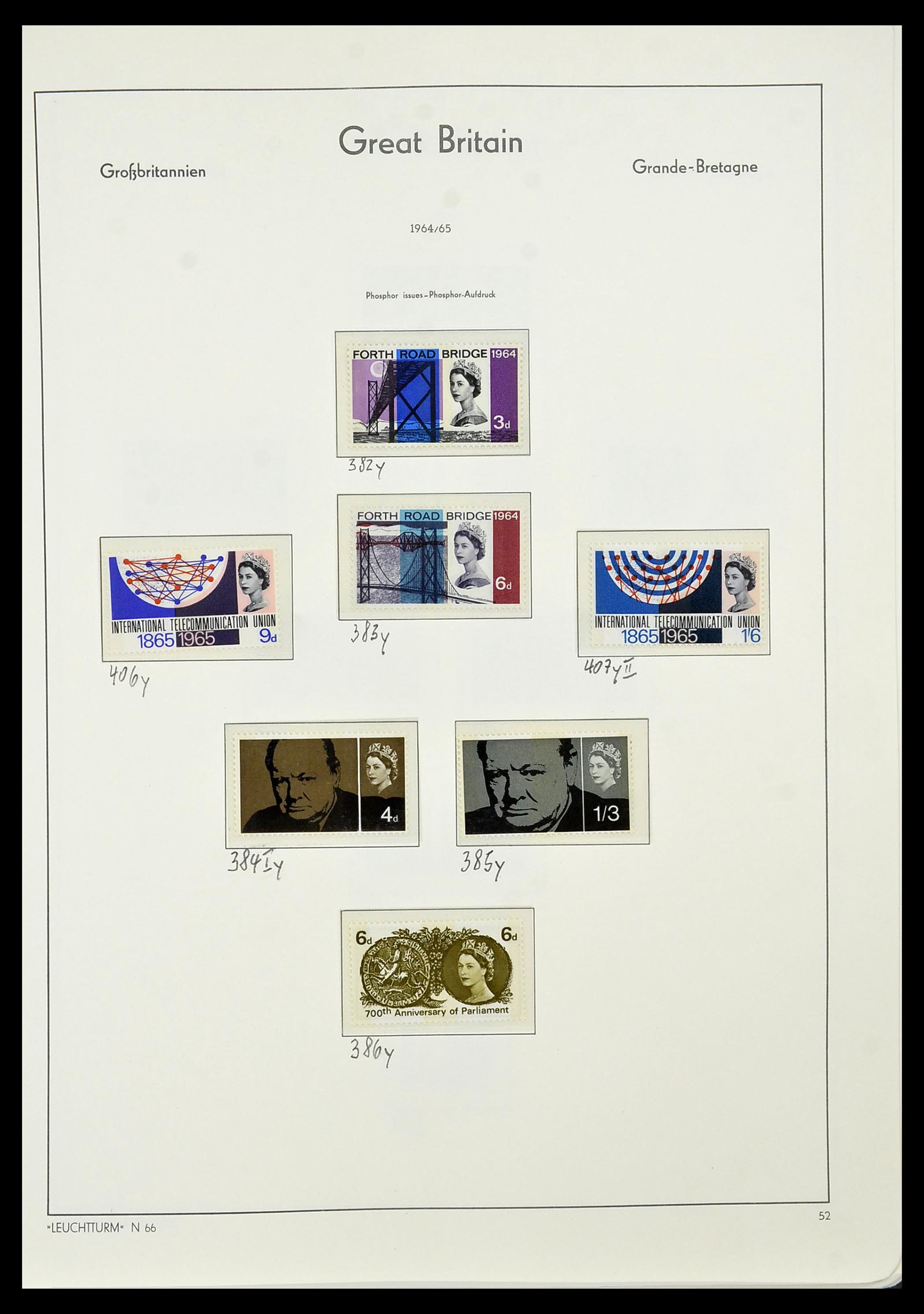 34391 013 - Postzegelverzameling 34391 Engeland 1957-1985.