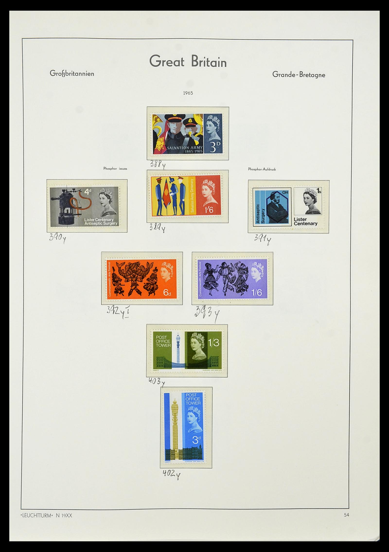 34391 015 - Postzegelverzameling 34391 Engeland 1957-1985.