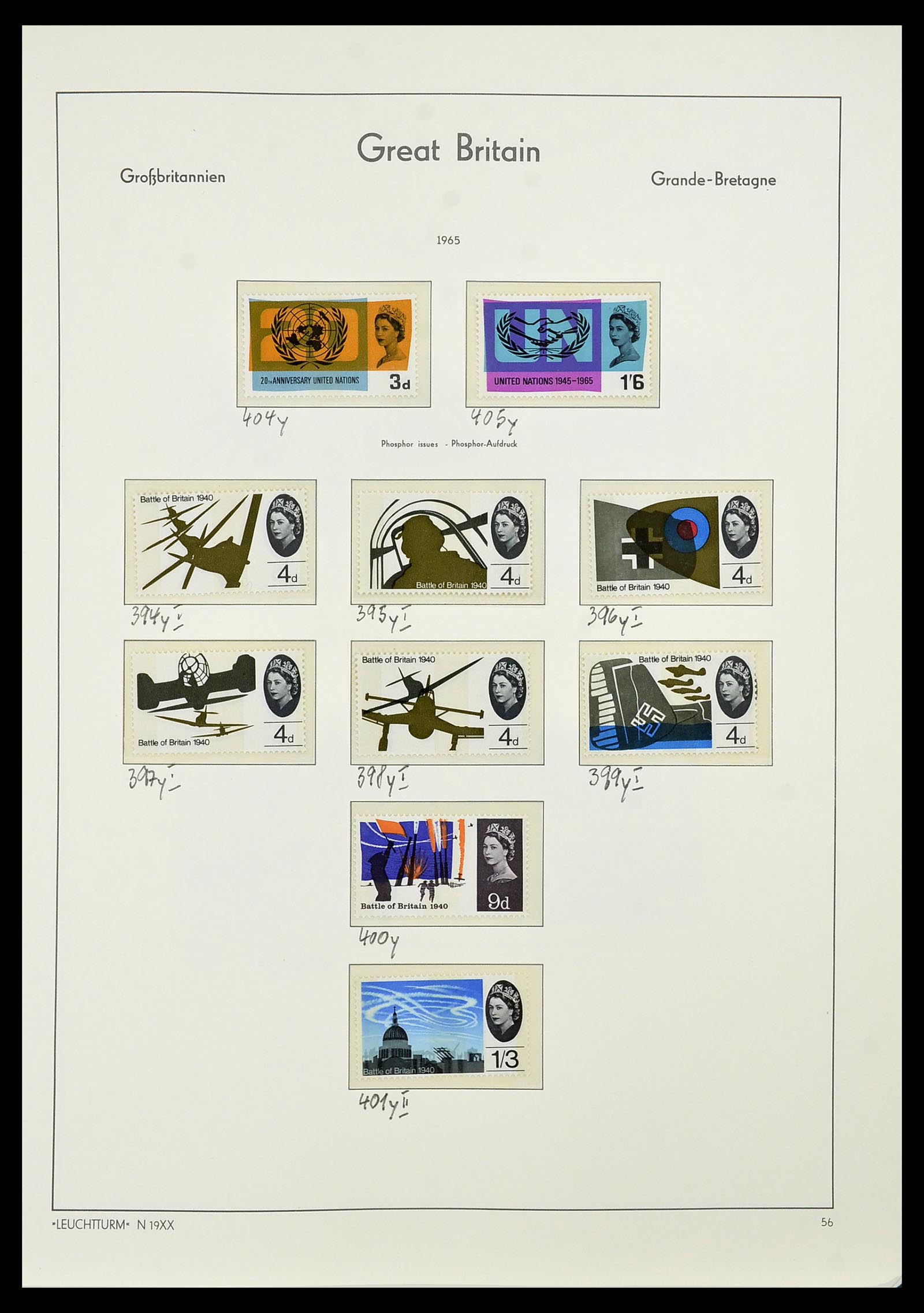 34391 017 - Postzegelverzameling 34391 Engeland 1957-1985.
