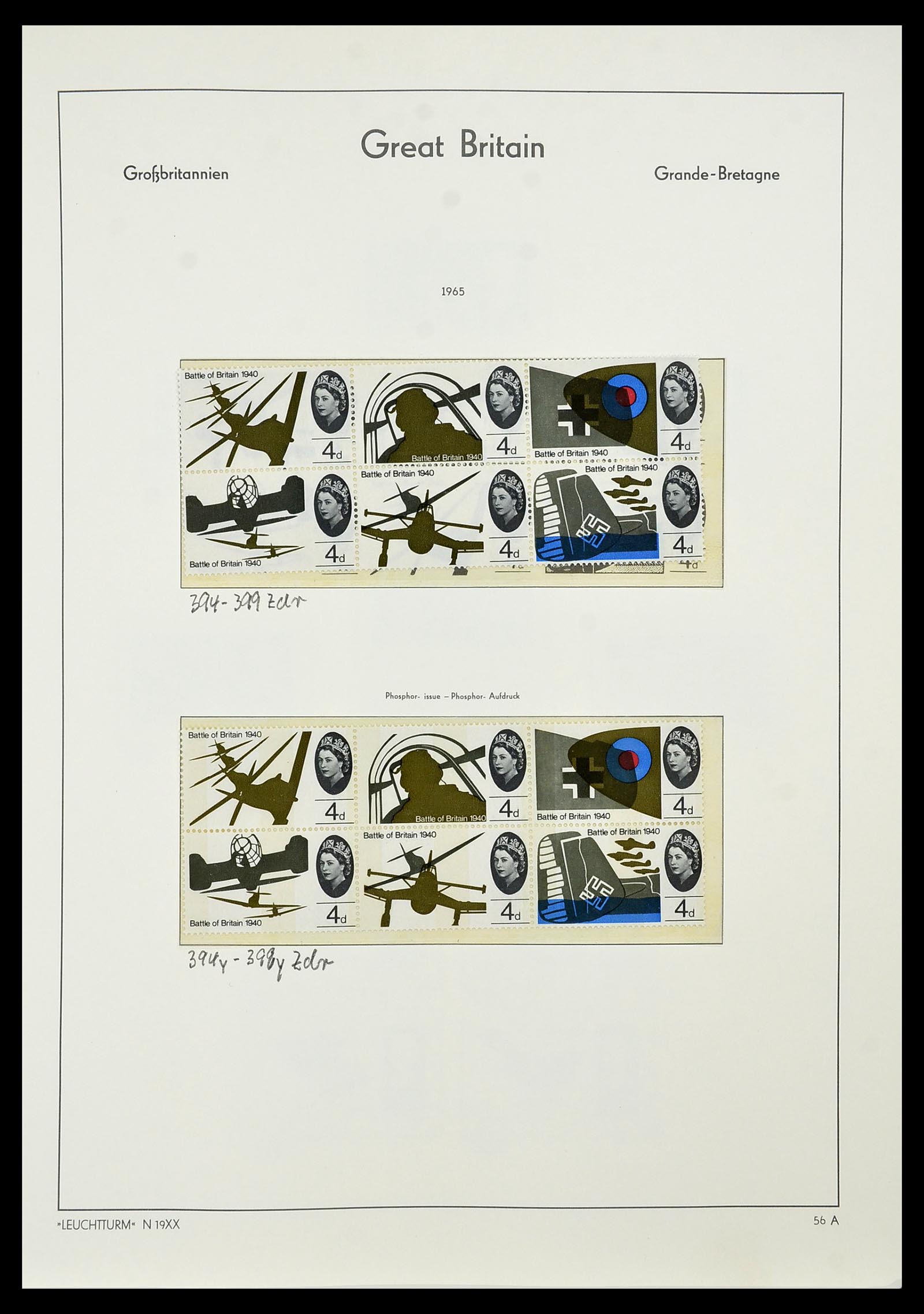 34391 018 - Postzegelverzameling 34391 Engeland 1957-1985.