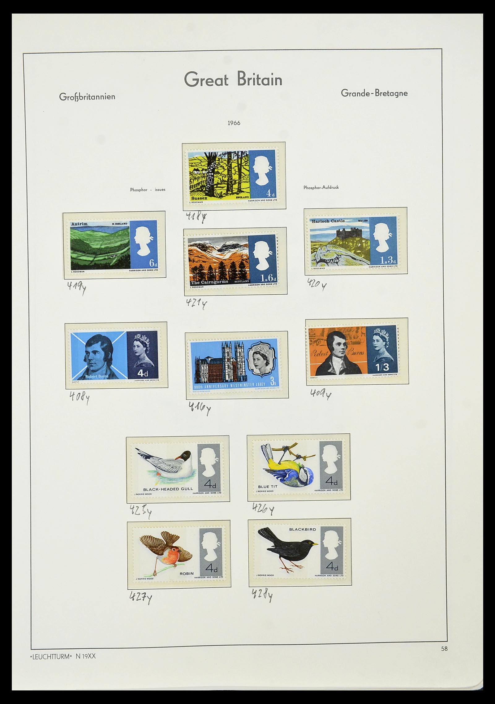 34391 020 - Postzegelverzameling 34391 Engeland 1957-1985.