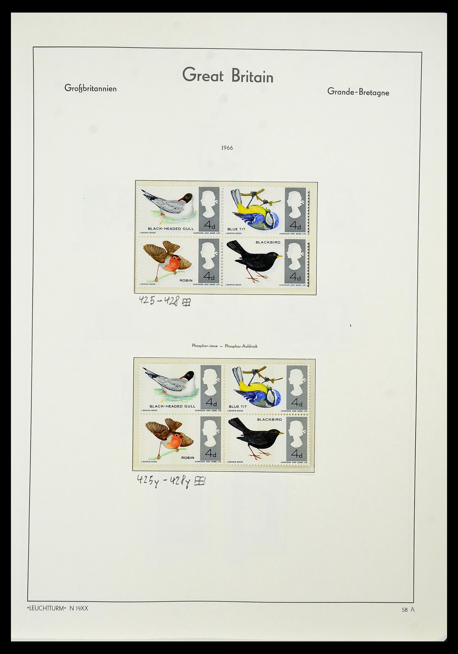 34391 021 - Postzegelverzameling 34391 Engeland 1957-1985.