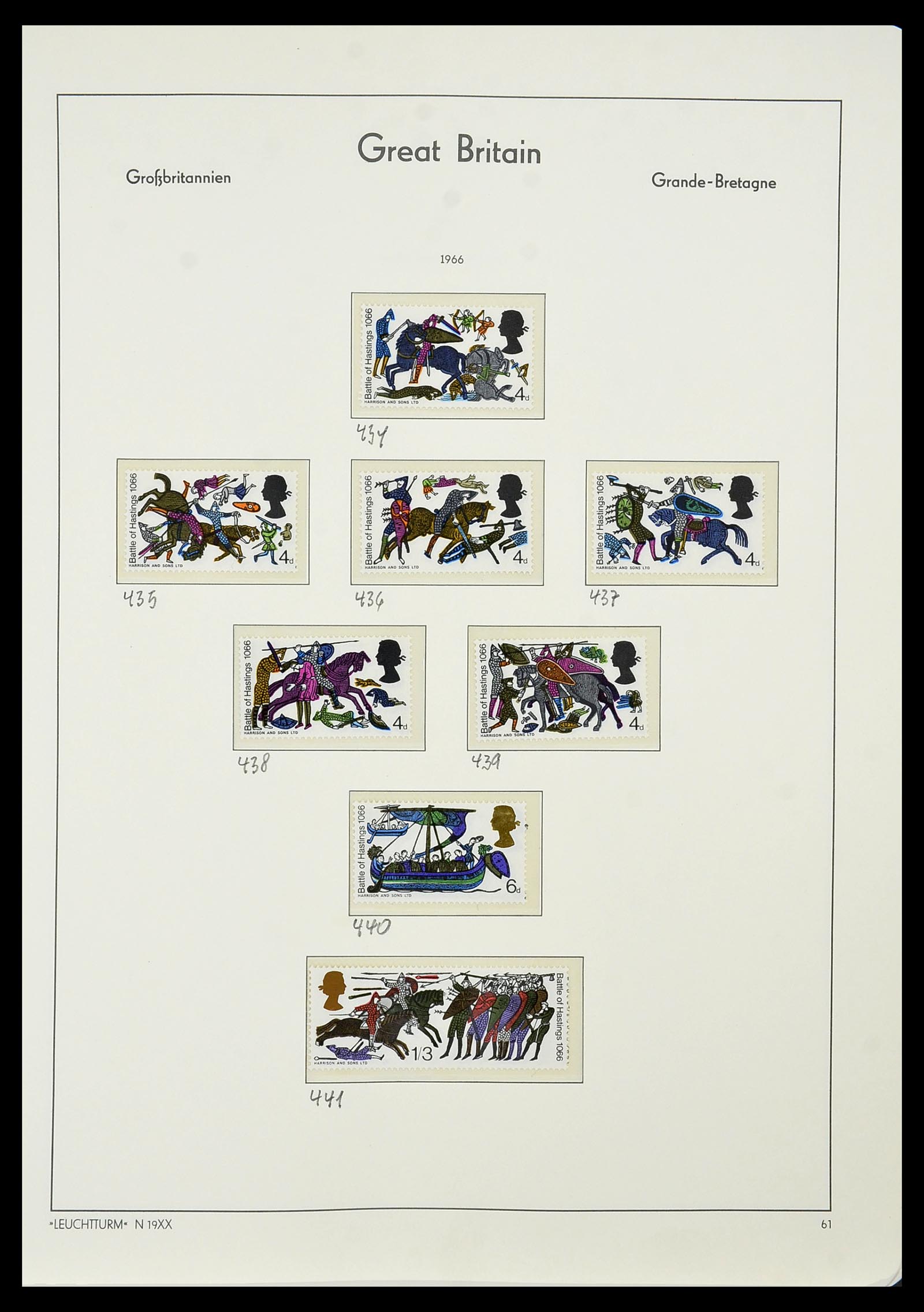 34391 024 - Postzegelverzameling 34391 Engeland 1957-1985.