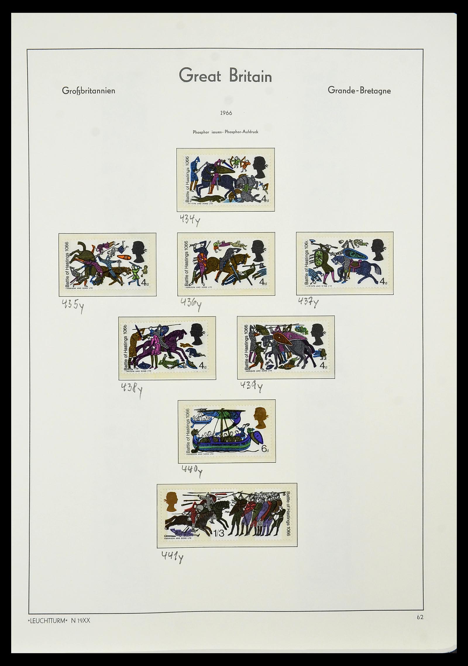 34391 025 - Postzegelverzameling 34391 Engeland 1957-1985.