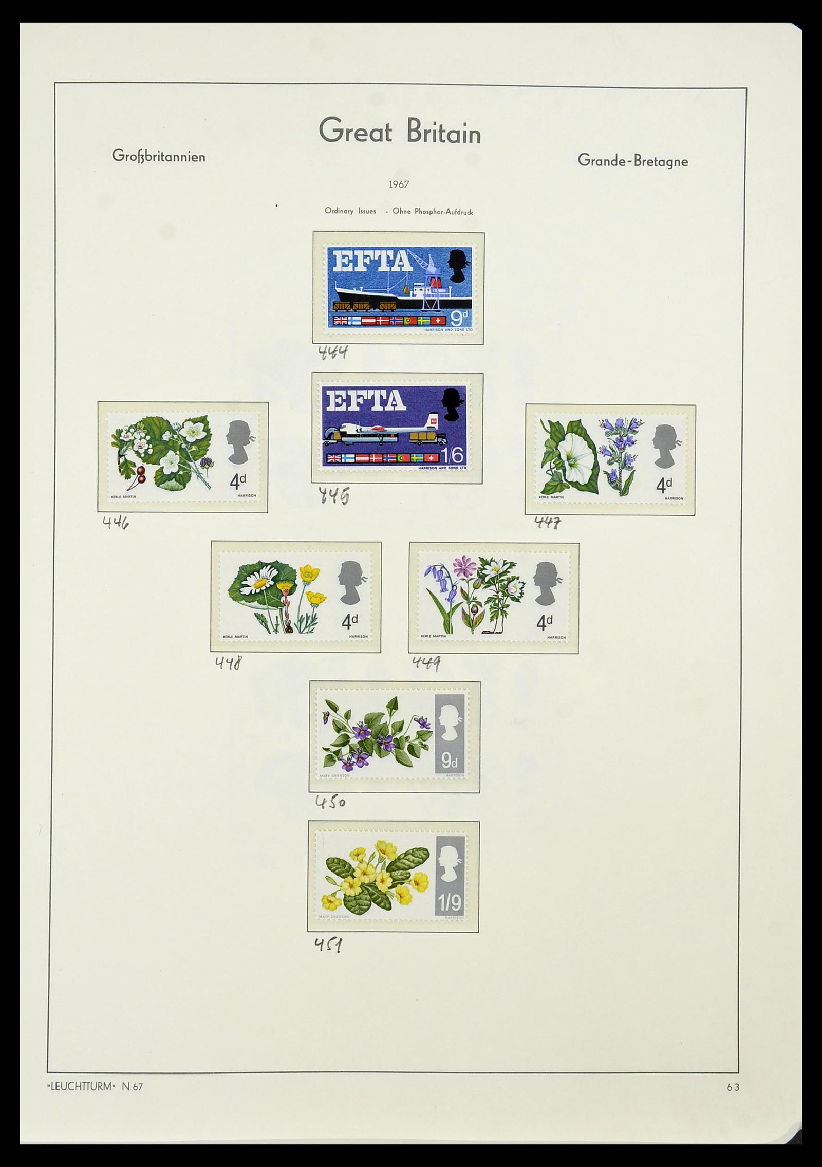 34391 027 - Postzegelverzameling 34391 Engeland 1957-1985.