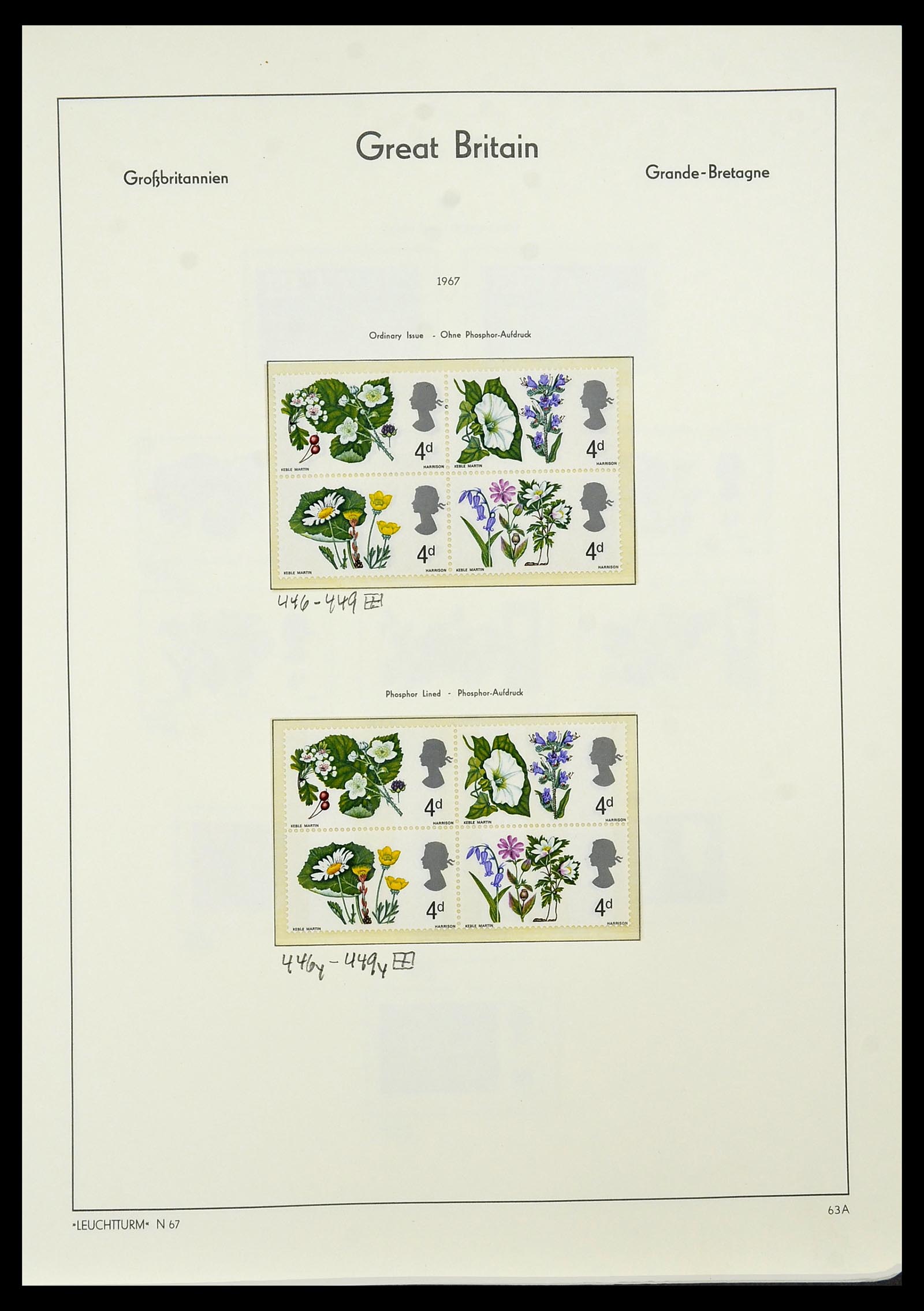34391 028 - Postzegelverzameling 34391 Engeland 1957-1985.