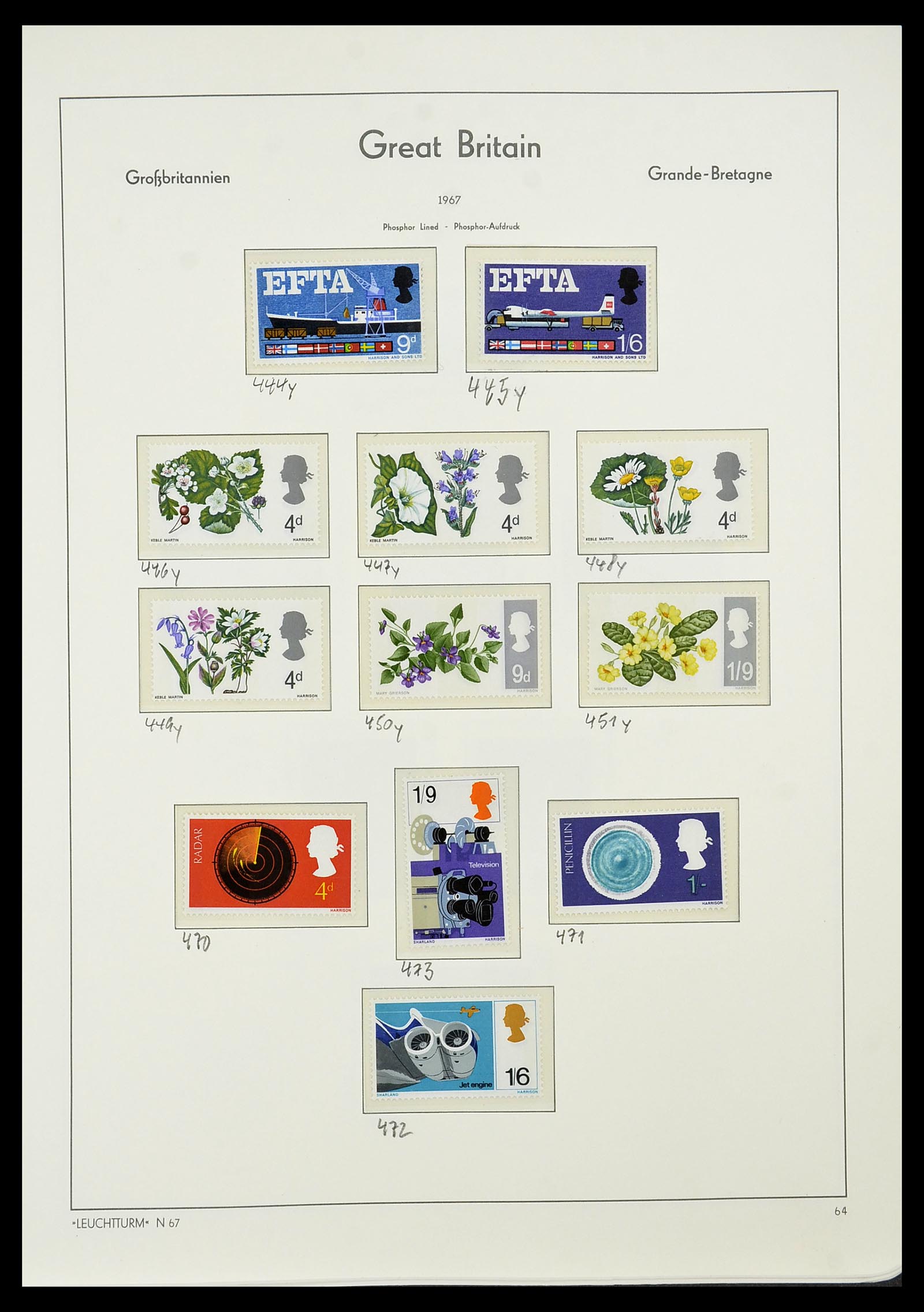 34391 029 - Postzegelverzameling 34391 Engeland 1957-1985.
