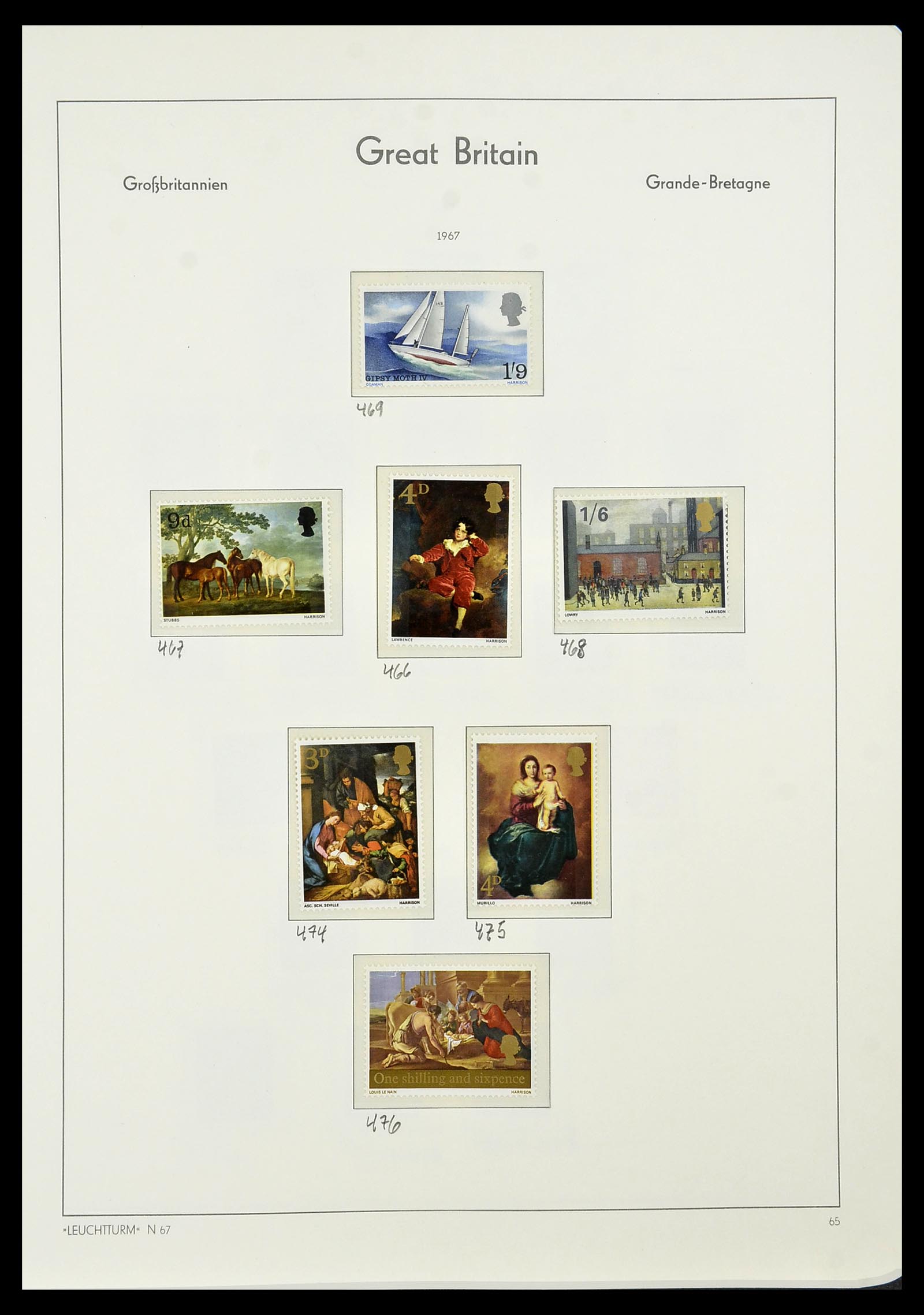 34391 030 - Postzegelverzameling 34391 Engeland 1957-1985.