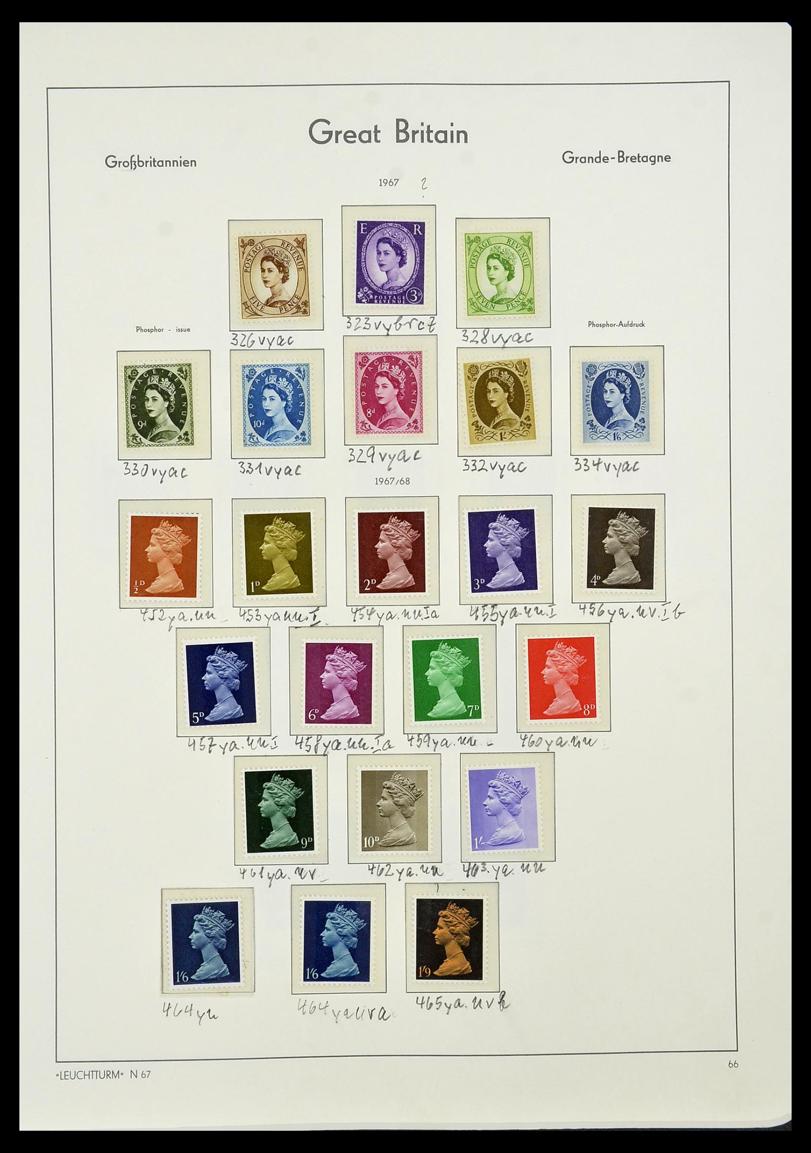34391 031 - Postzegelverzameling 34391 Engeland 1957-1985.