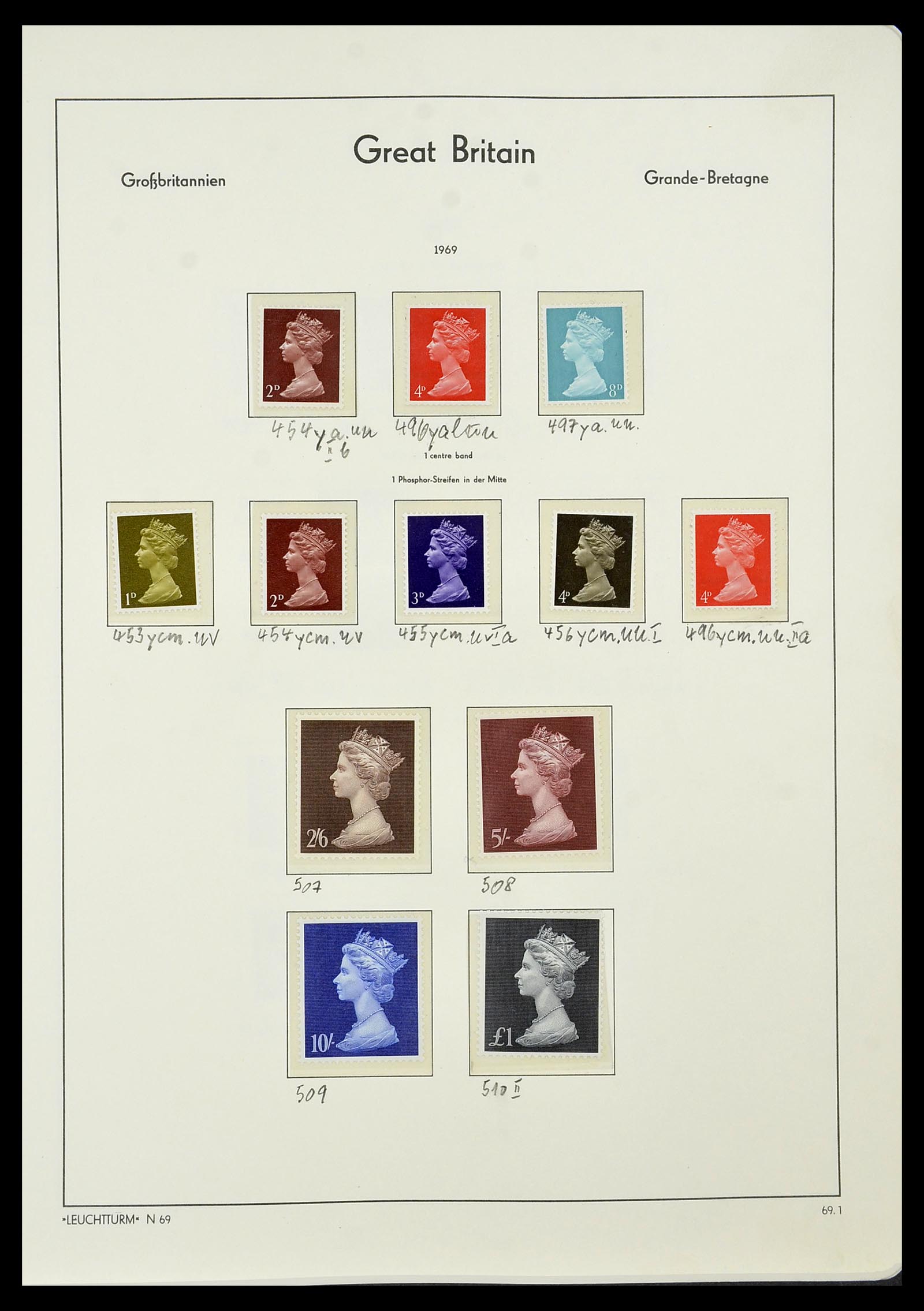34391 032 - Postzegelverzameling 34391 Engeland 1957-1985.