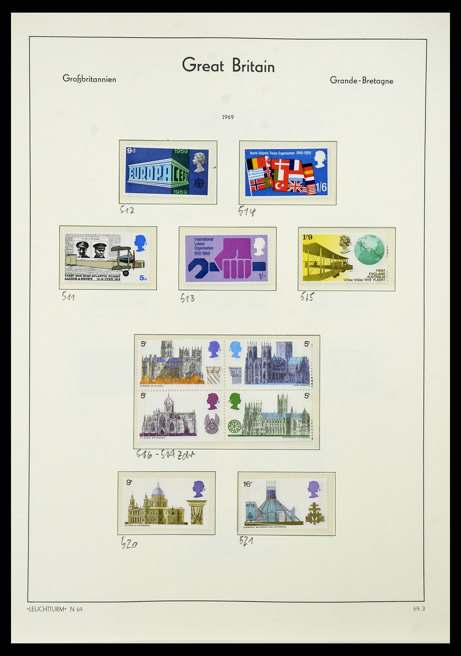 34391 038 - Postzegelverzameling 34391 Engeland 1957-1985.
