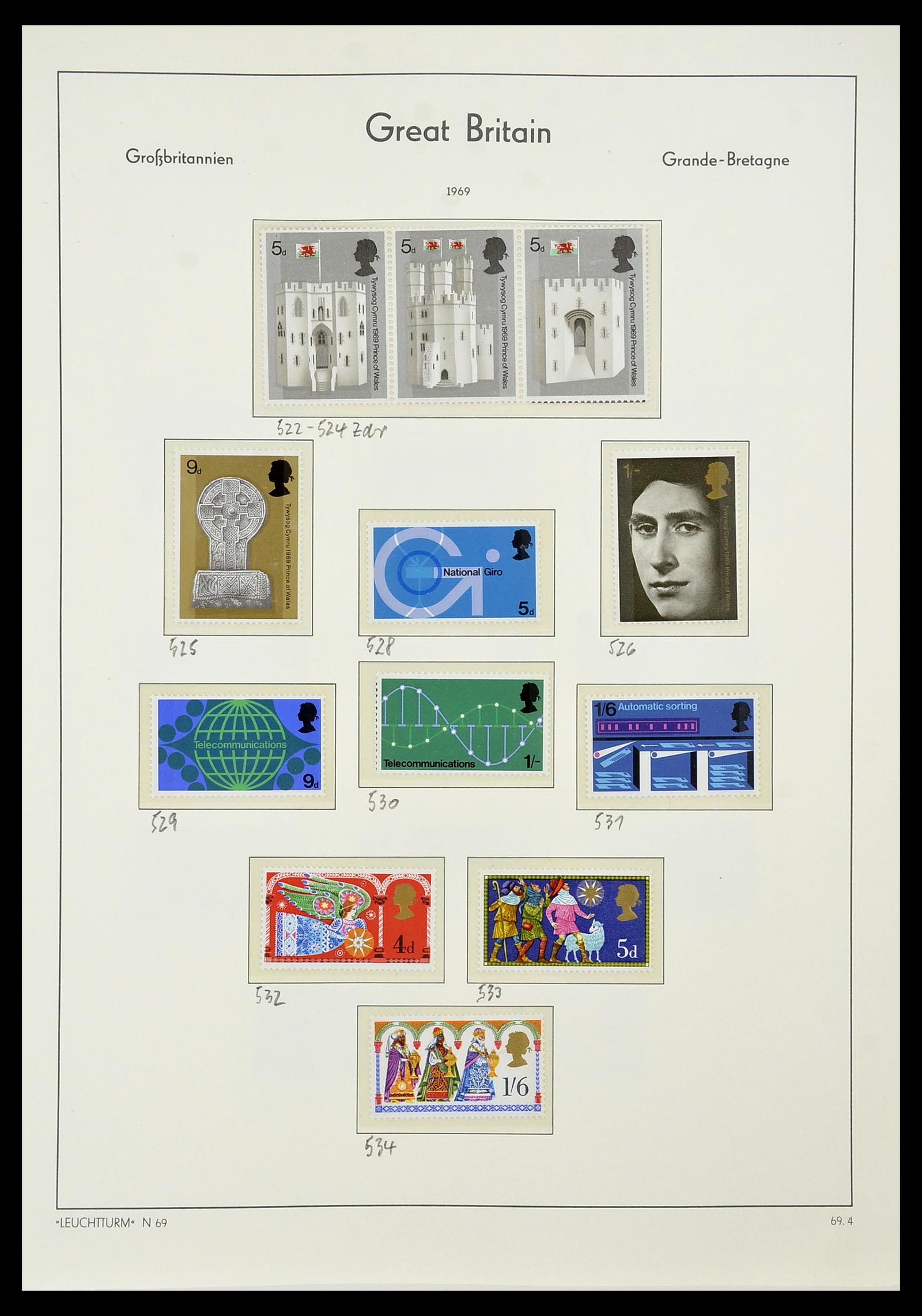 34391 039 - Postzegelverzameling 34391 Engeland 1957-1985.