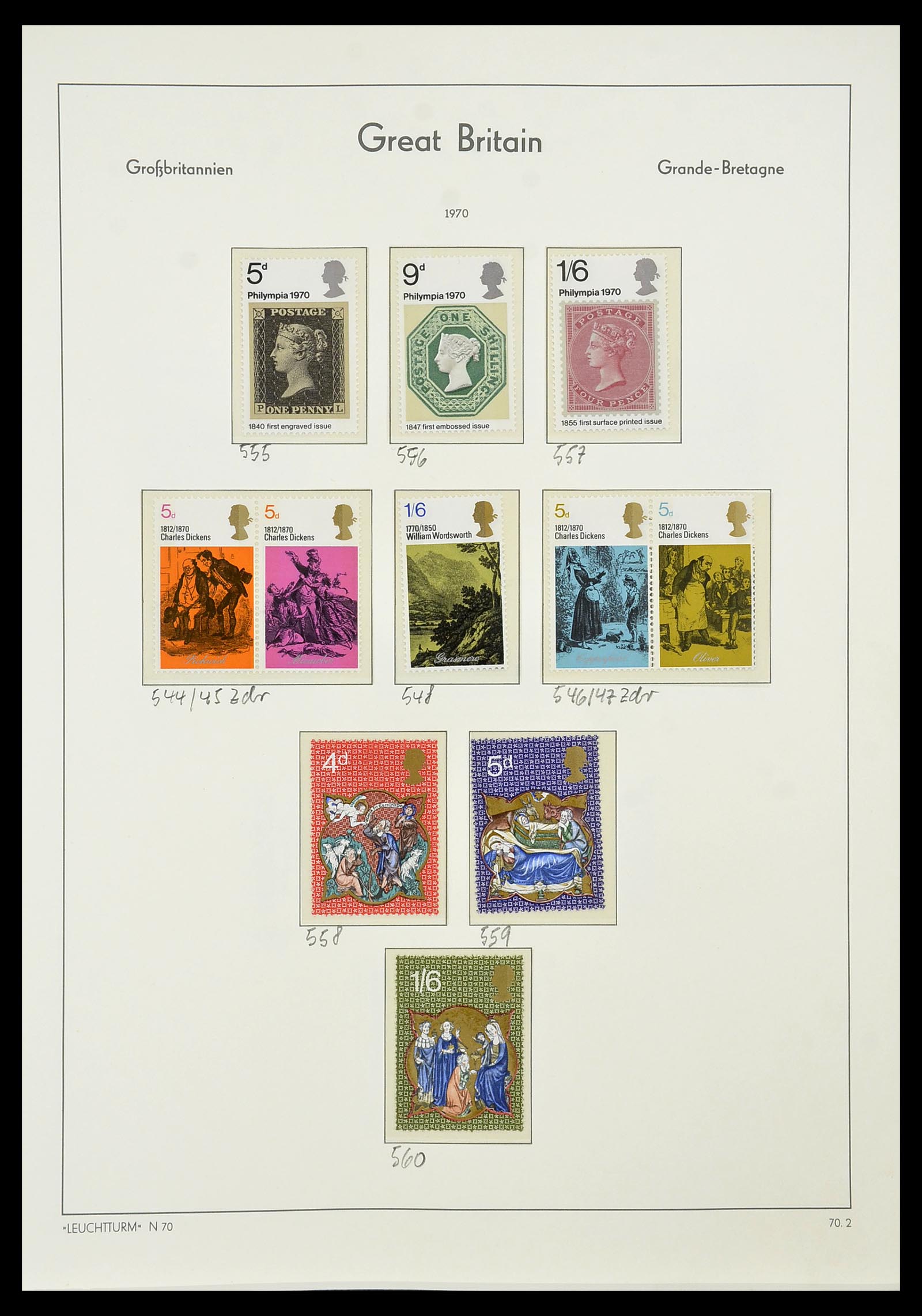 34391 041 - Postzegelverzameling 34391 Engeland 1957-1985.
