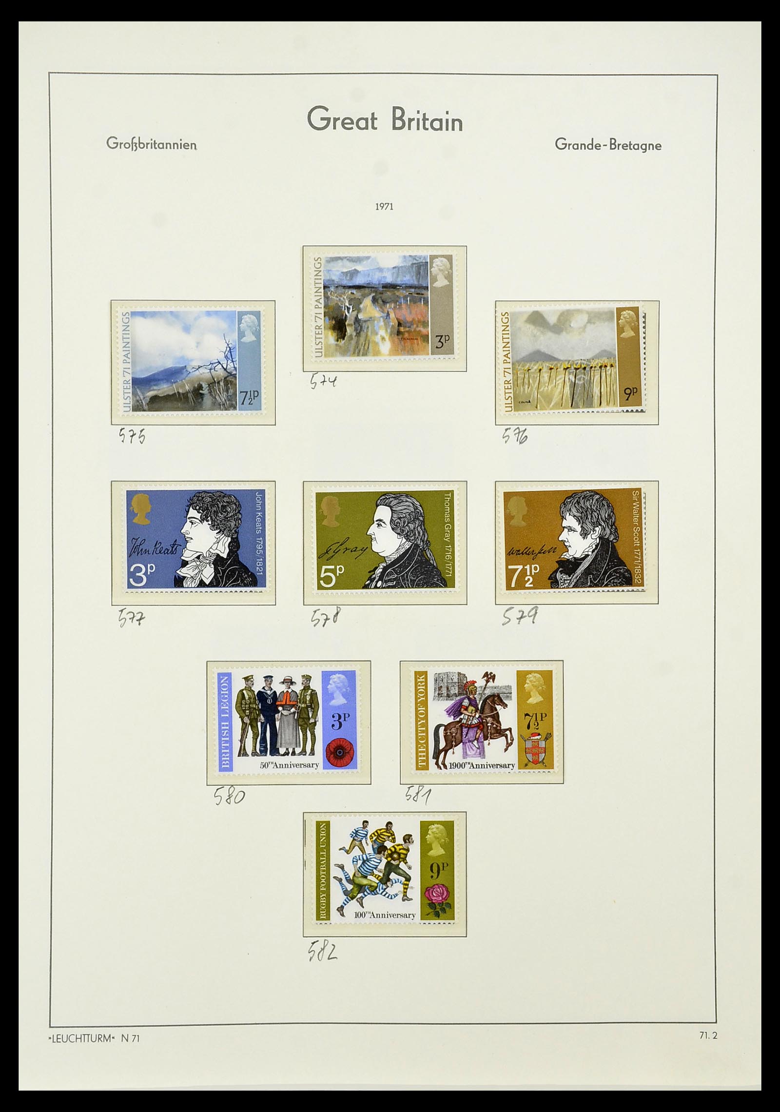34391 042 - Postzegelverzameling 34391 Engeland 1957-1985.