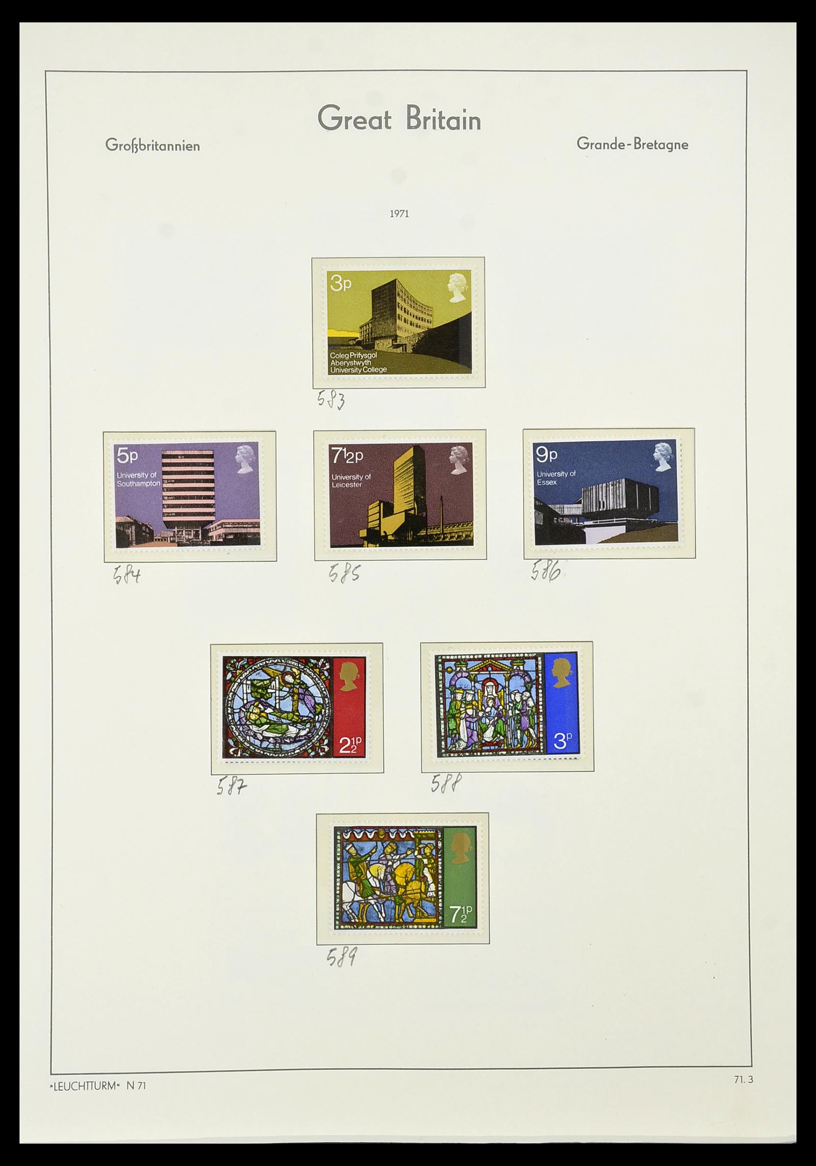 34391 043 - Postzegelverzameling 34391 Engeland 1957-1985.