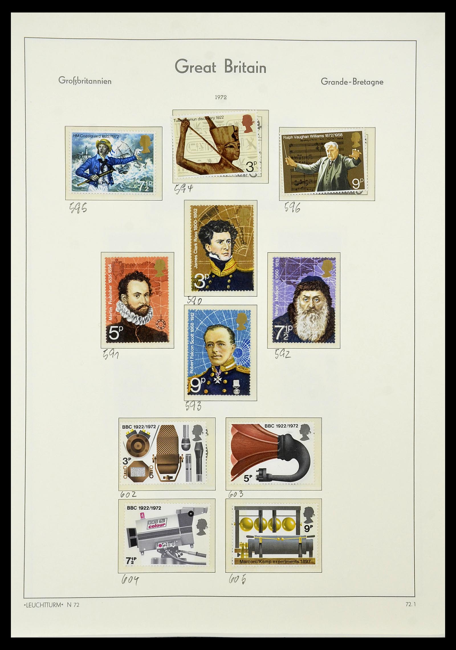 34391 044 - Postzegelverzameling 34391 Engeland 1957-1985.