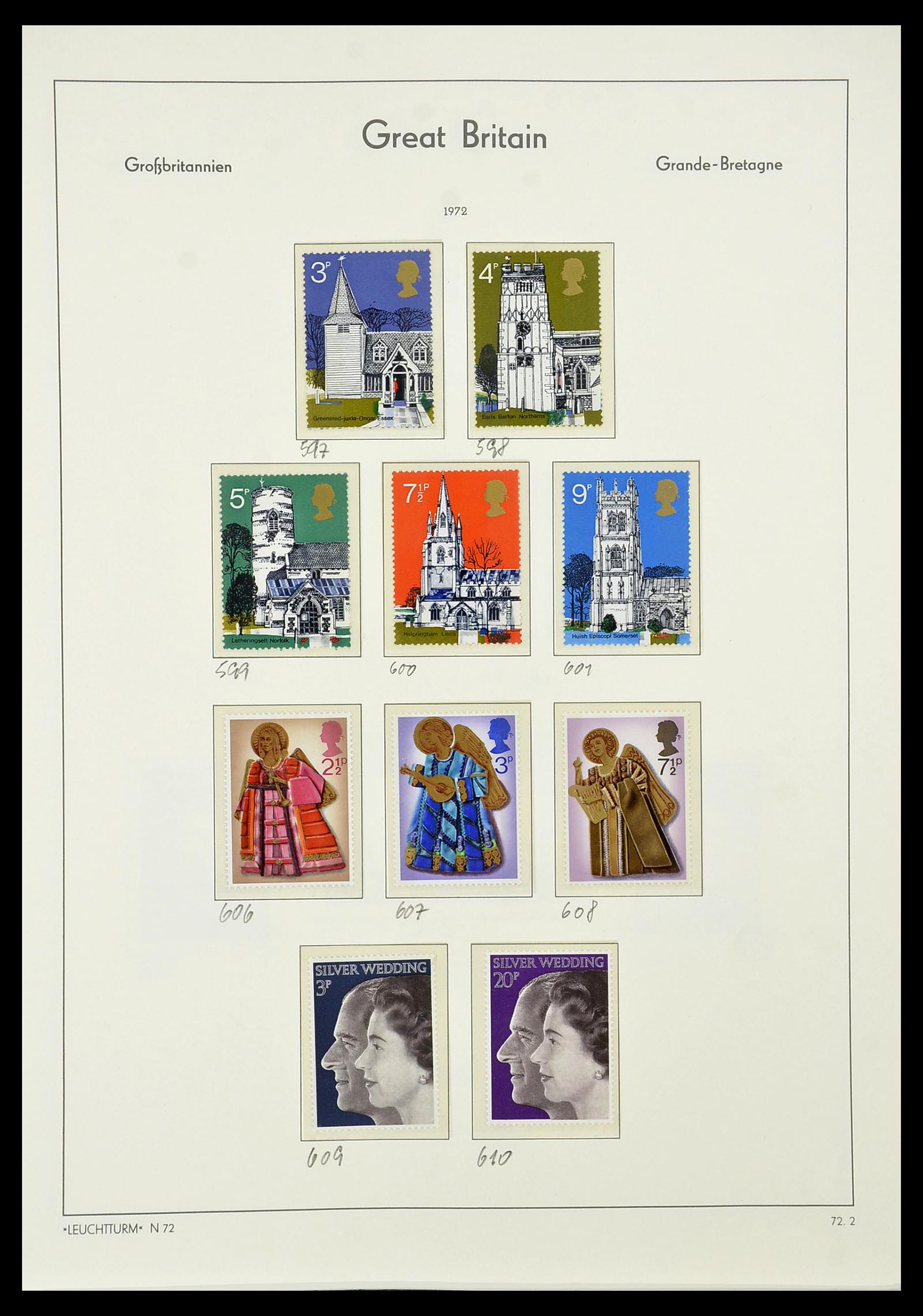 34391 045 - Postzegelverzameling 34391 Engeland 1957-1985.