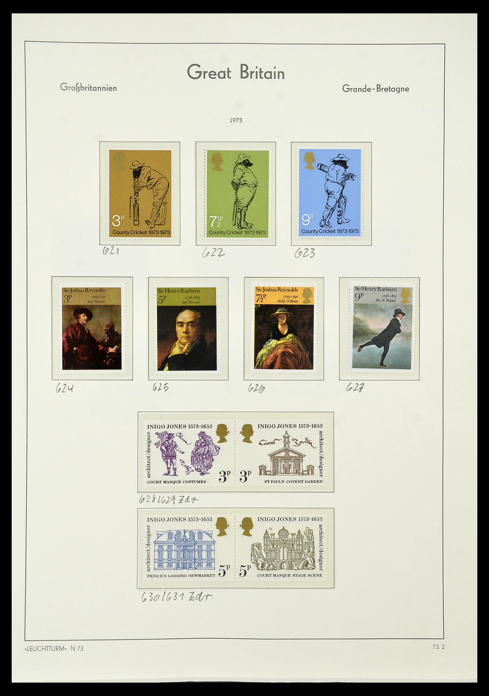 34391 047 - Postzegelverzameling 34391 Engeland 1957-1985.