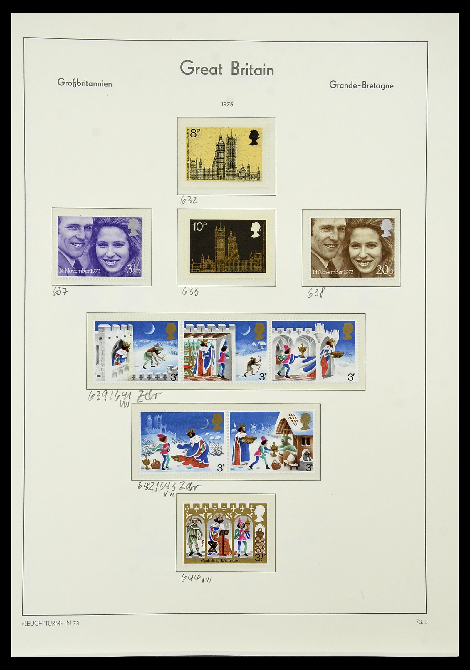 34391 048 - Postzegelverzameling 34391 Engeland 1957-1985.