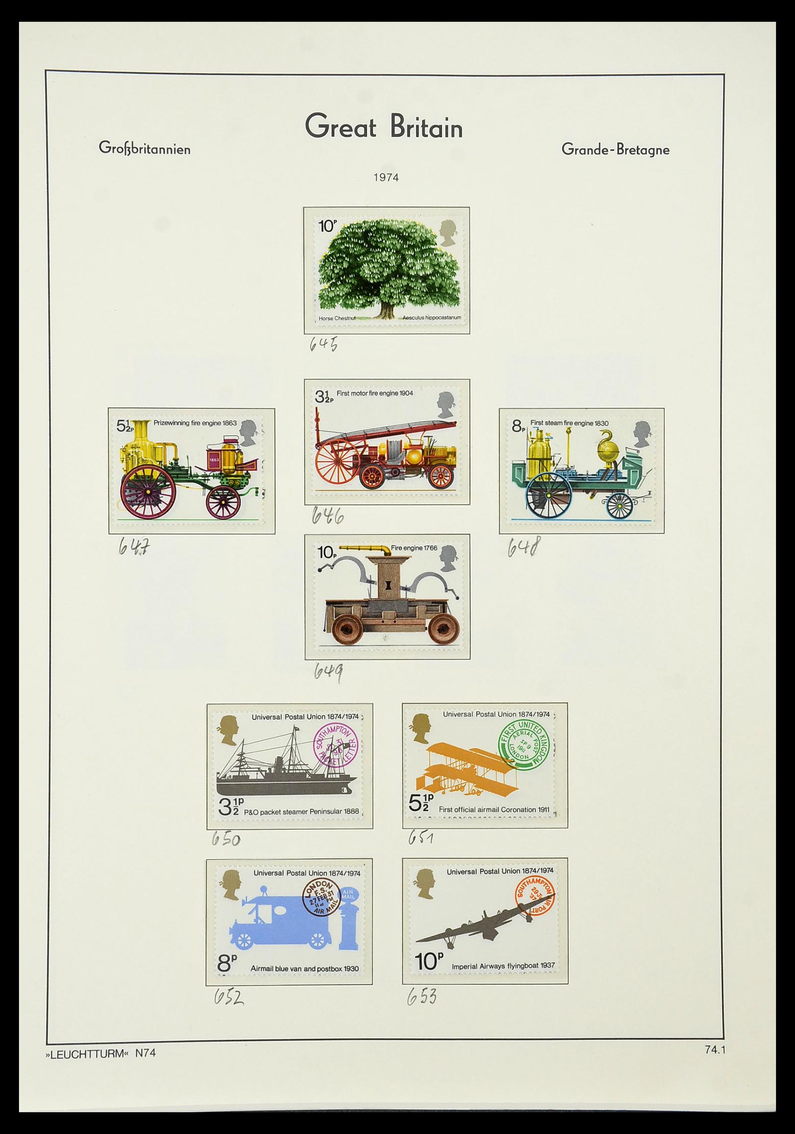 34391 049 - Postzegelverzameling 34391 Engeland 1957-1985.