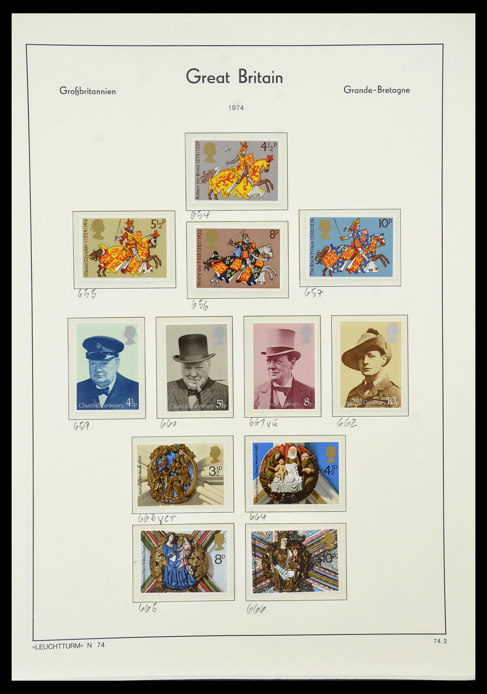 34391 050 - Postzegelverzameling 34391 Engeland 1957-1985.