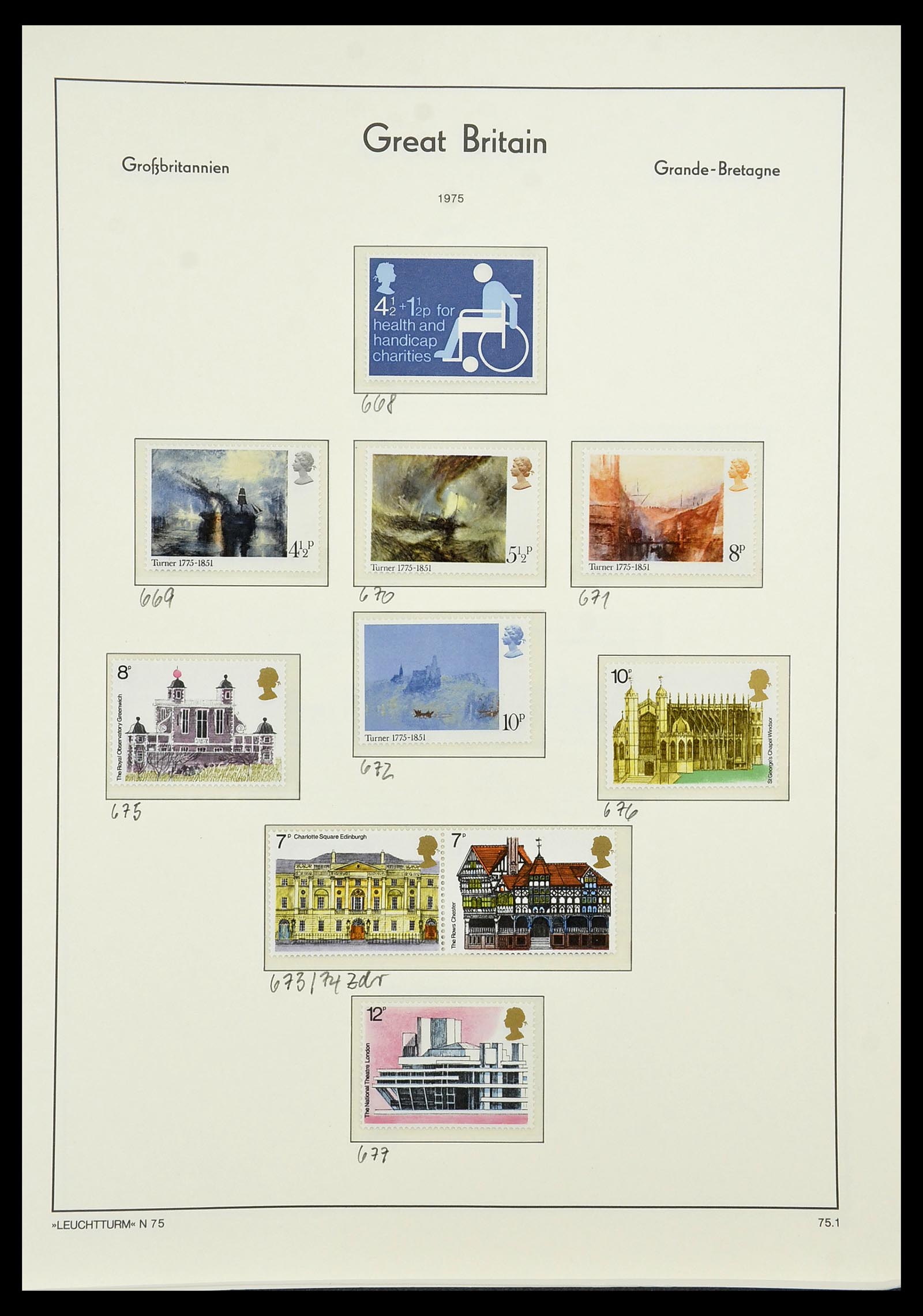 34391 051 - Postzegelverzameling 34391 Engeland 1957-1985.