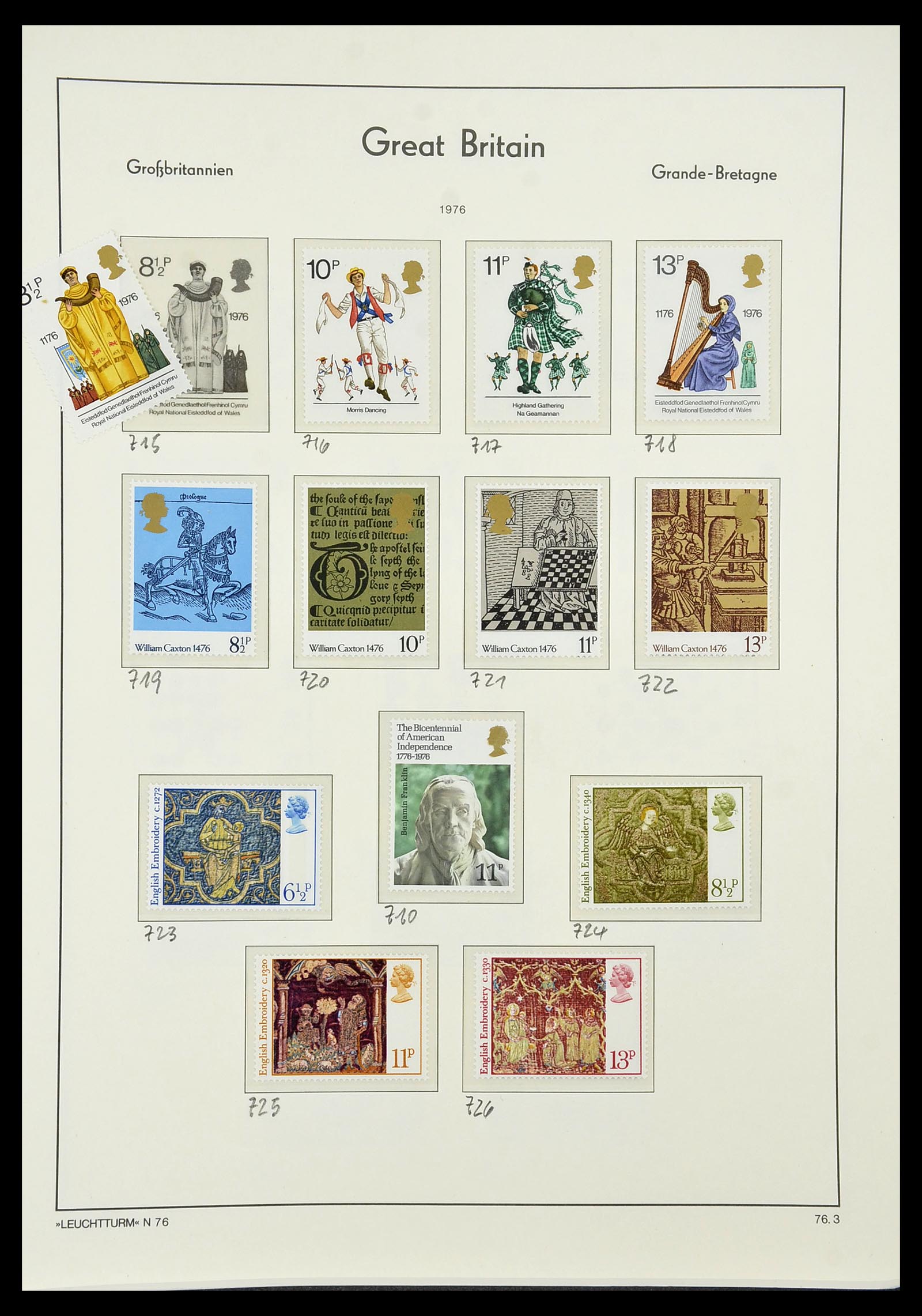 34391 055 - Postzegelverzameling 34391 Engeland 1957-1985.