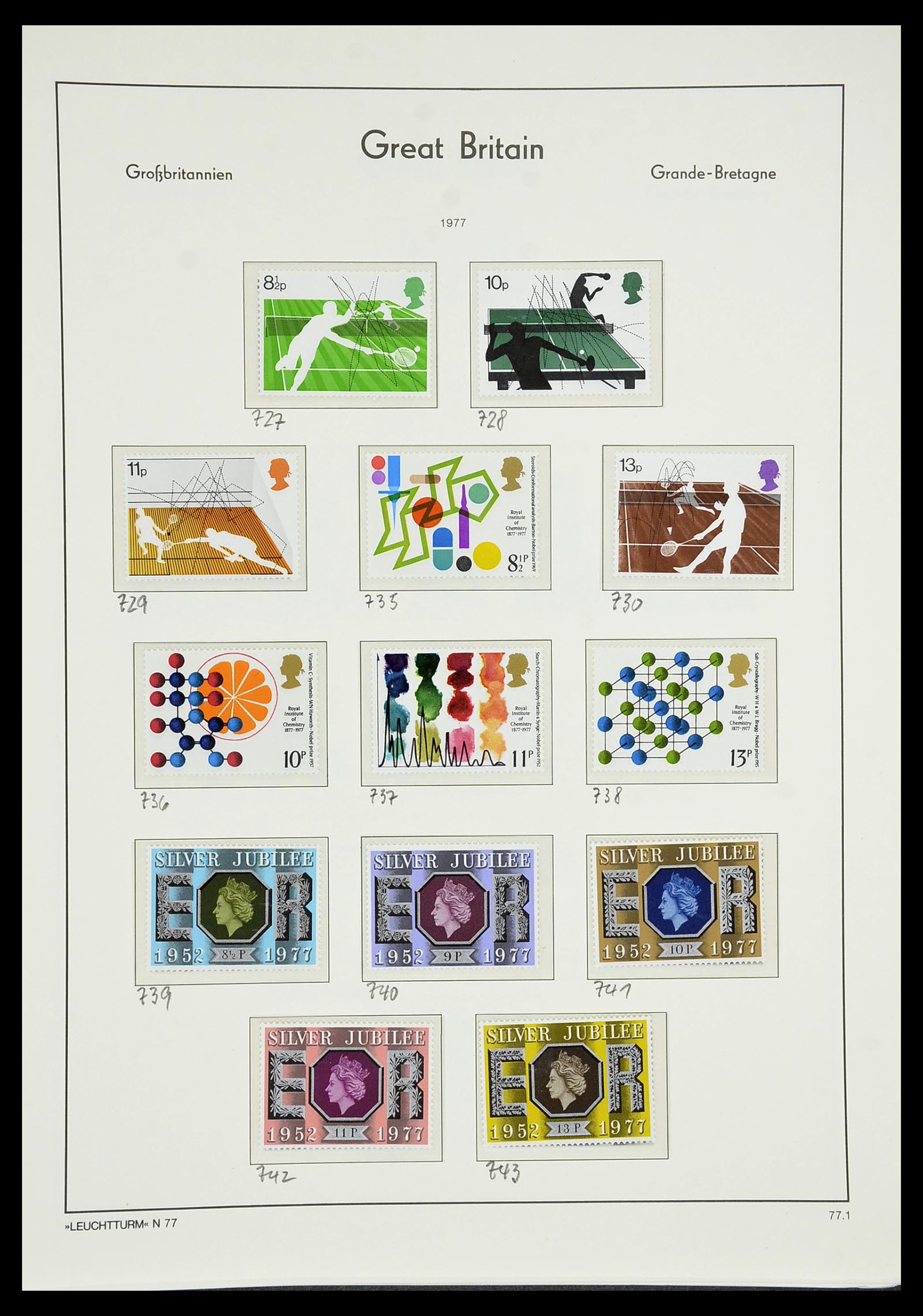 34391 056 - Postzegelverzameling 34391 Engeland 1957-1985.