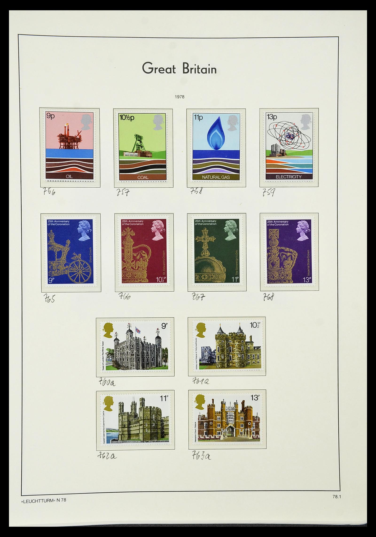 34391 058 - Postzegelverzameling 34391 Engeland 1957-1985.