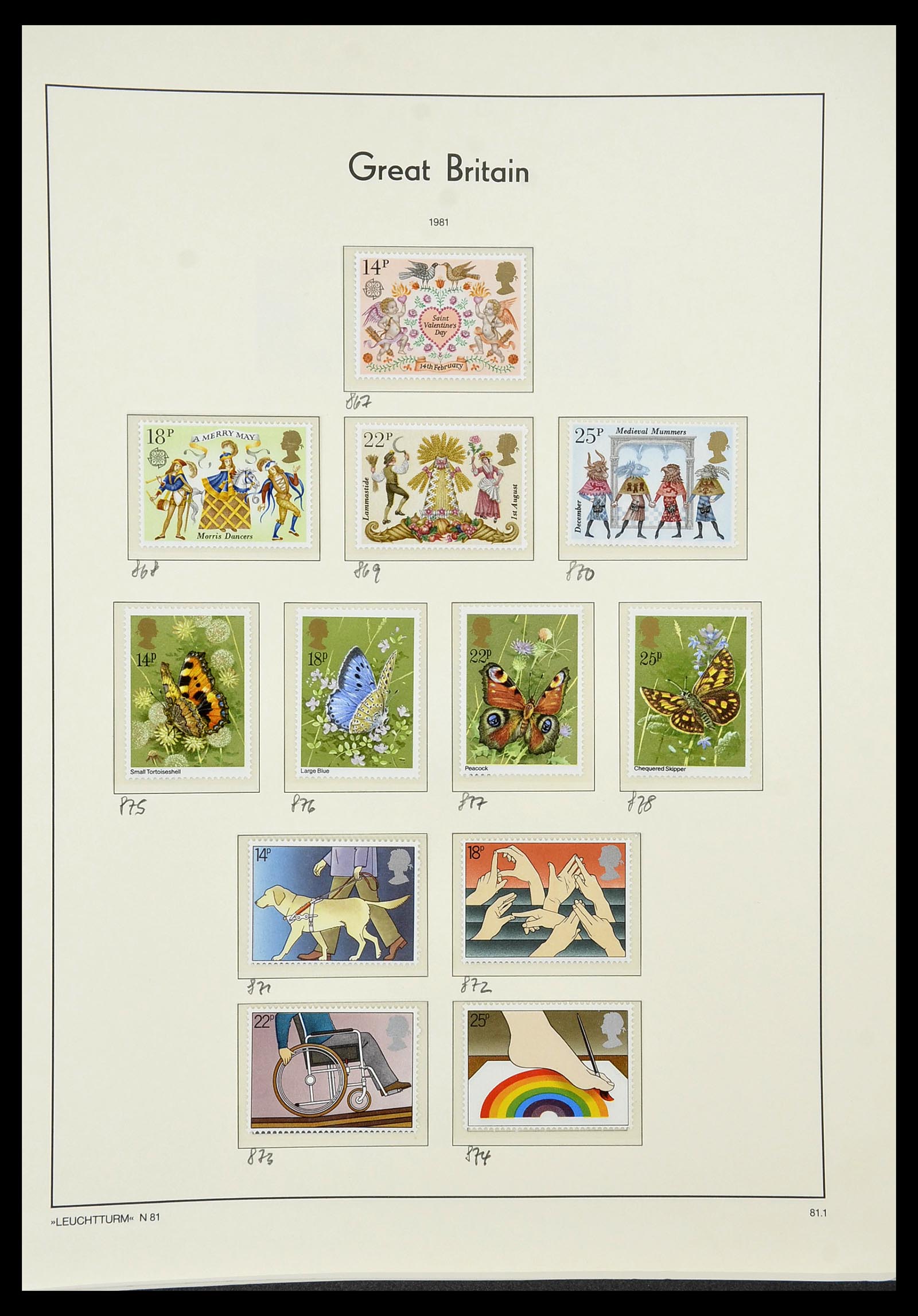 34391 069 - Stamp collection 34391 Great Britain 1957-1985.